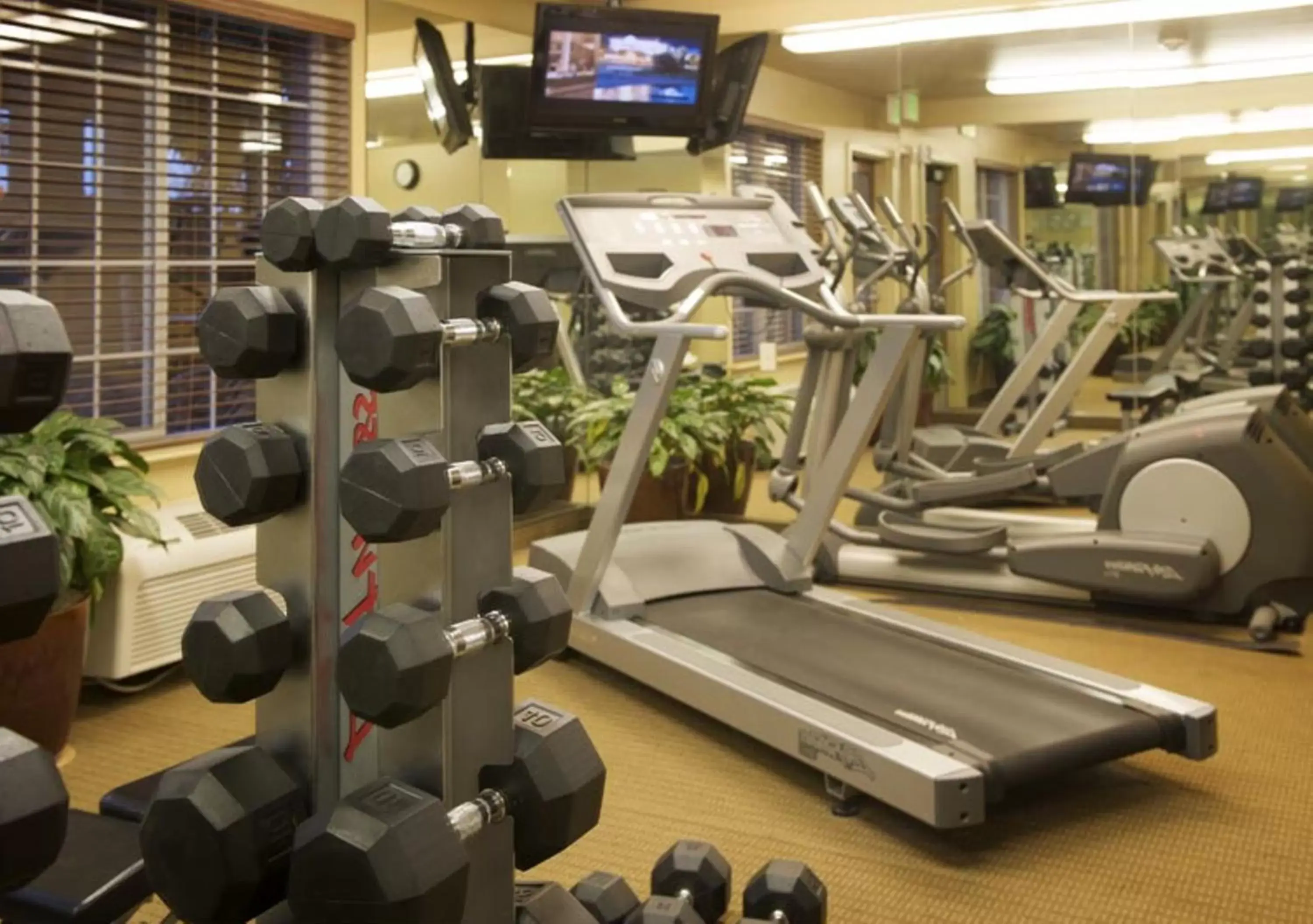 Fitness centre/facilities, Fitness Center/Facilities in Larkspur Landing Milpitas-An All-Suite Hotel