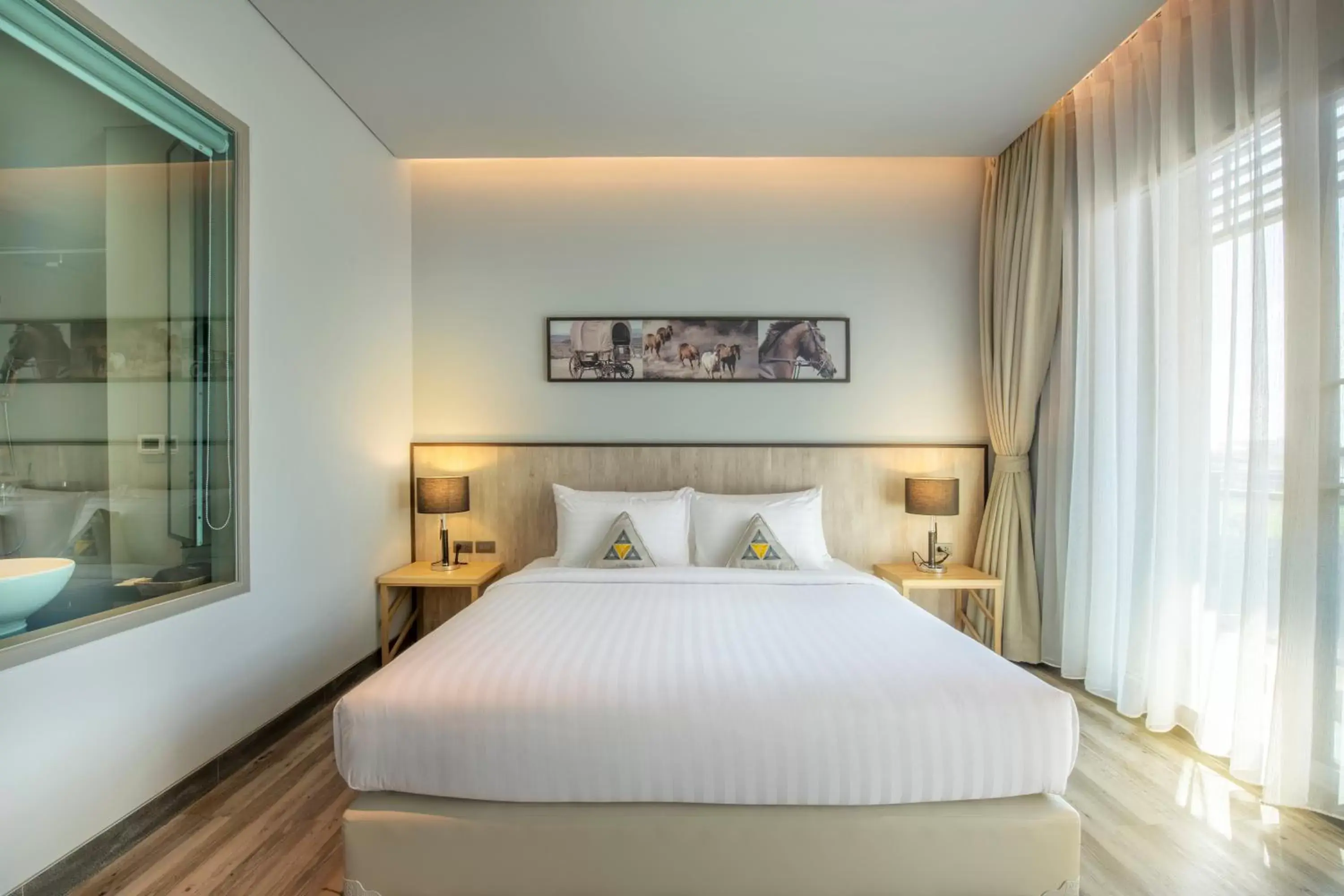 Bed in Aisana Hotel Korat