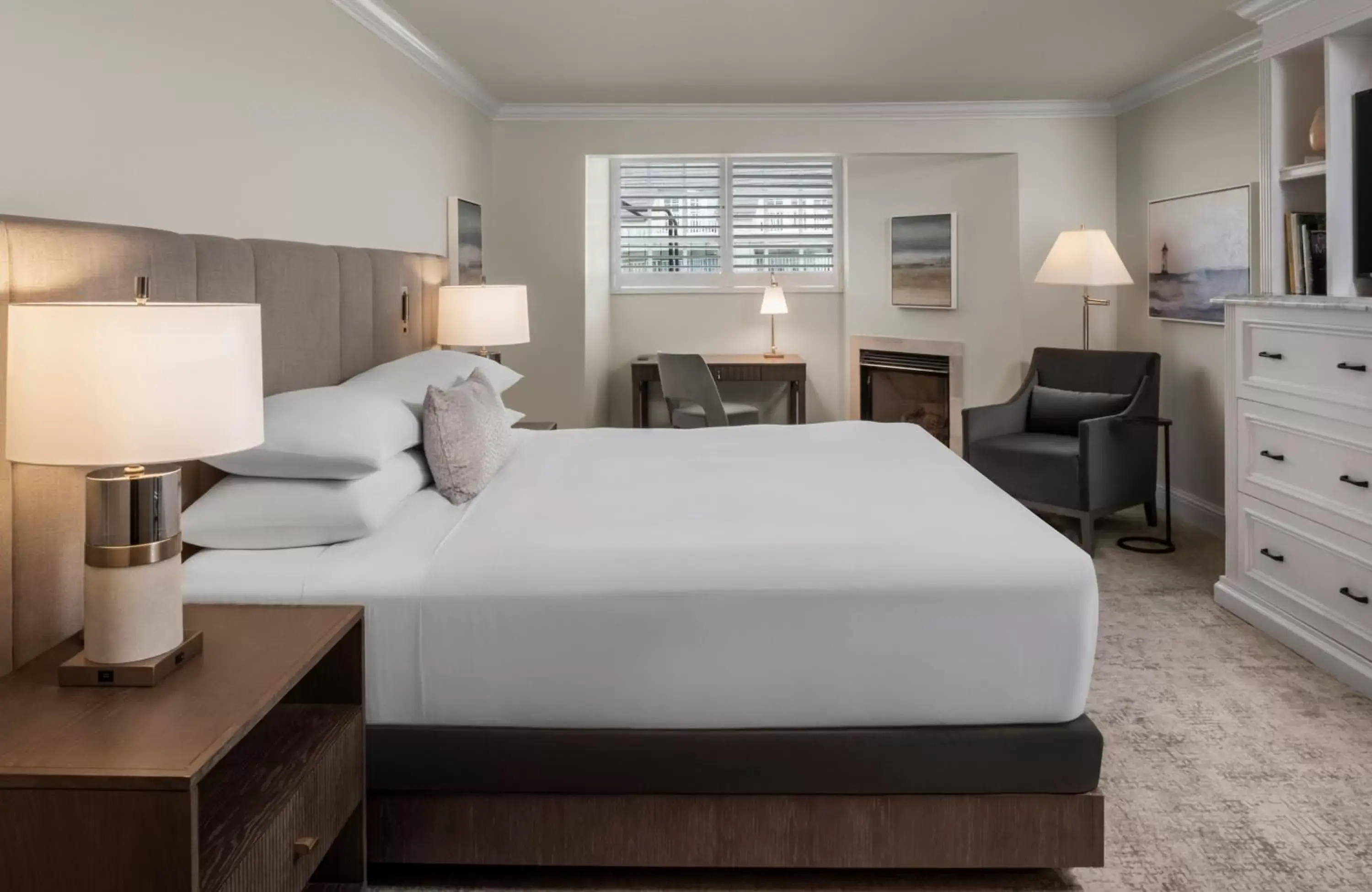 Bed in L'Auberge Del Mar Resort and Spa Bed in L'Auberge Del Mar Resort and Spa