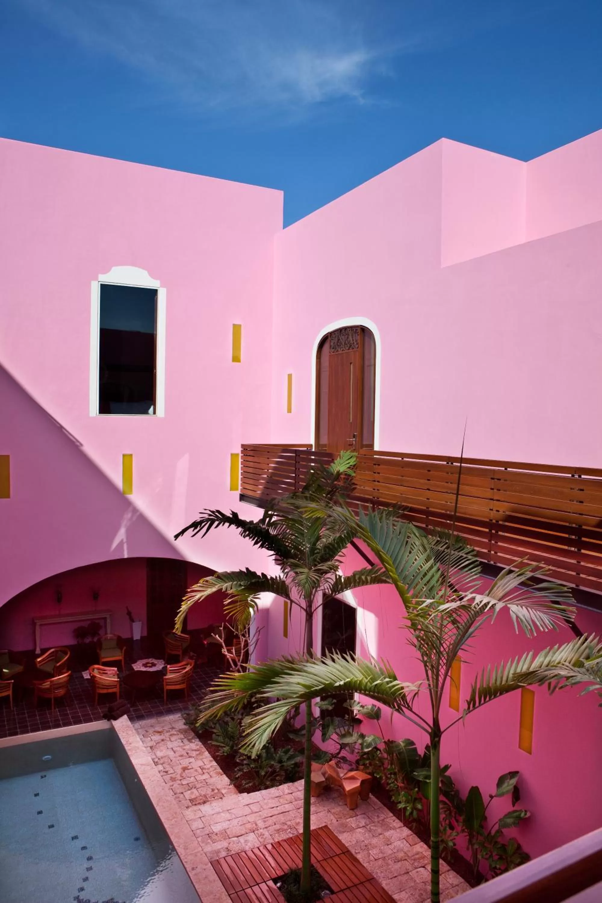 Balcony/Terrace in Rosas & Xocolate Boutique Hotel and Spa Merida, a Member of Design Hotels