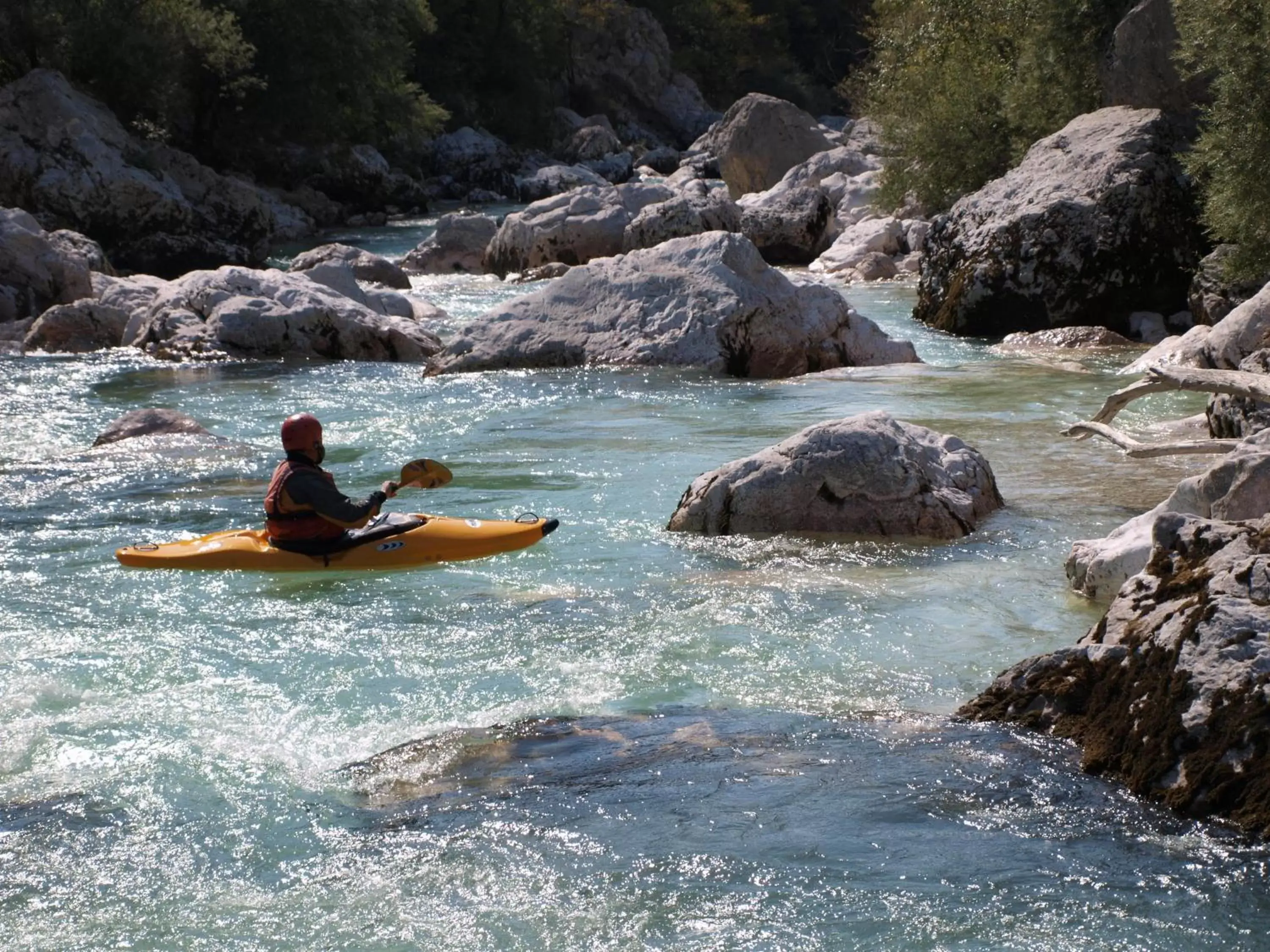 Activities, Canoeing in Hotel Mangart