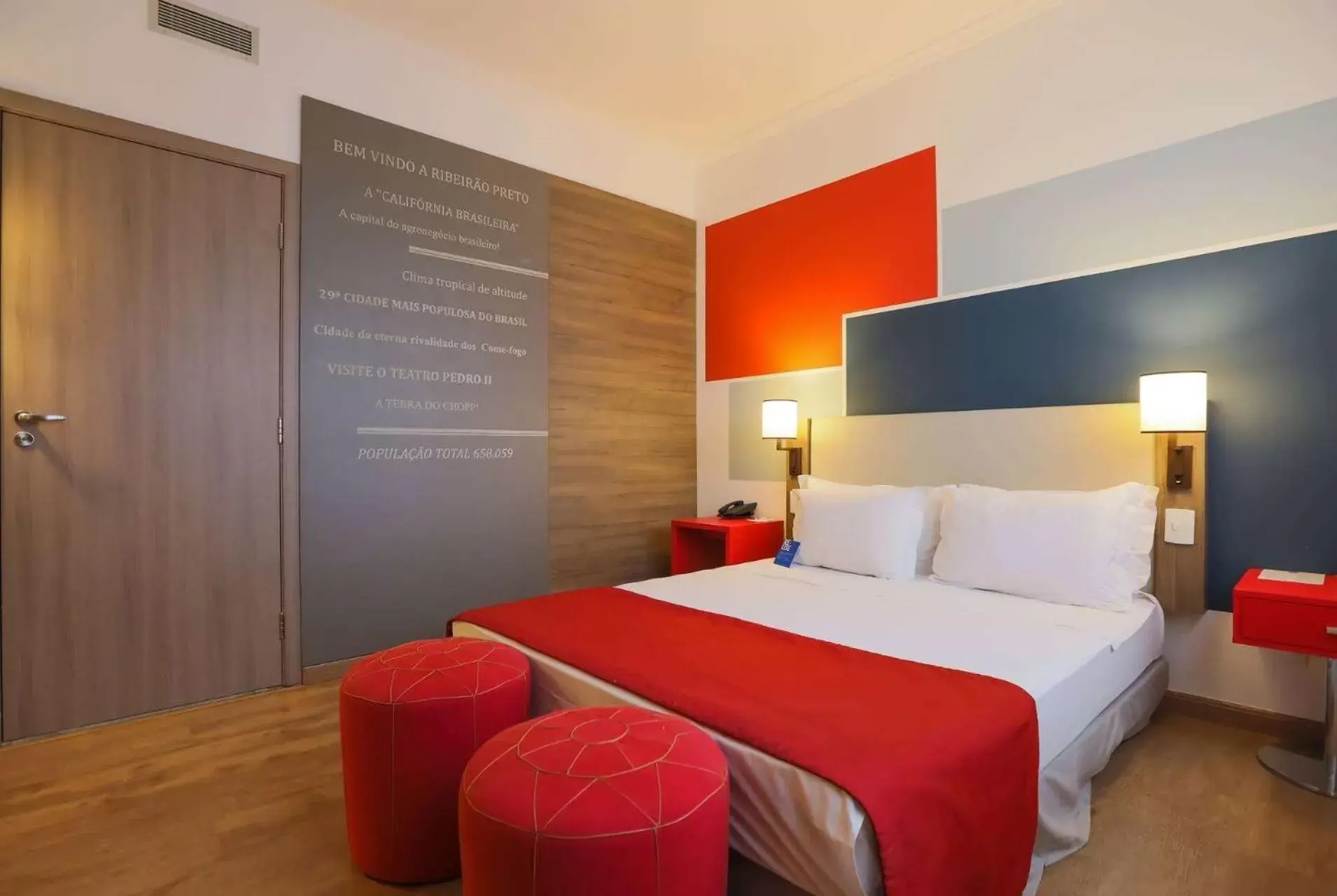 Photo of the whole room, Bed in TRYP By Wyndham Ribeirão Preto