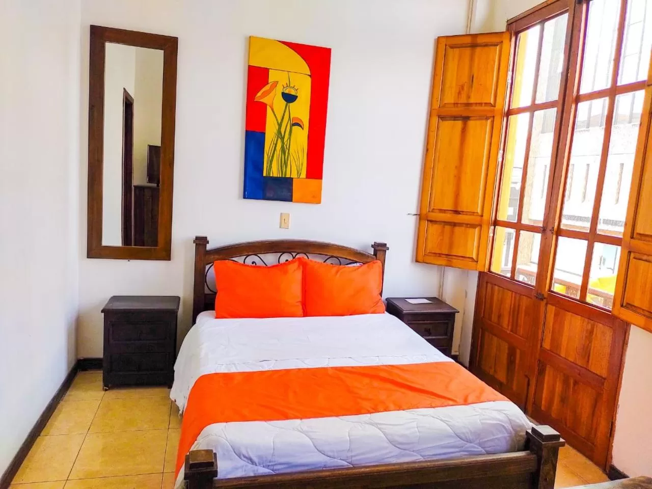 Bed in Hotel Colonial Manizales