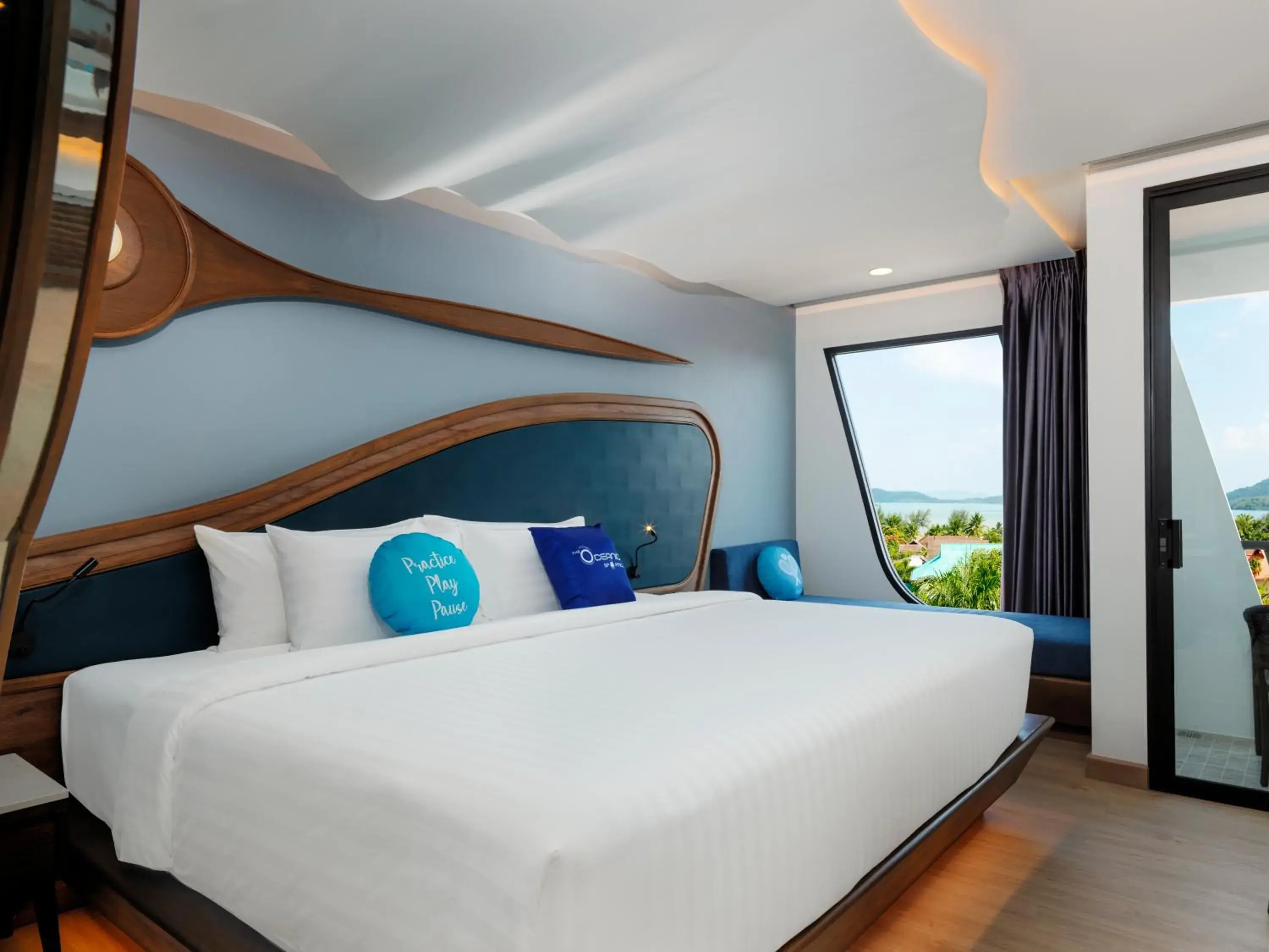 Bed in The Oceanic Sportel Phuket - SHA Extra Plus Bed in The Oceanic Sportel Phuket - SHA Extra Plus