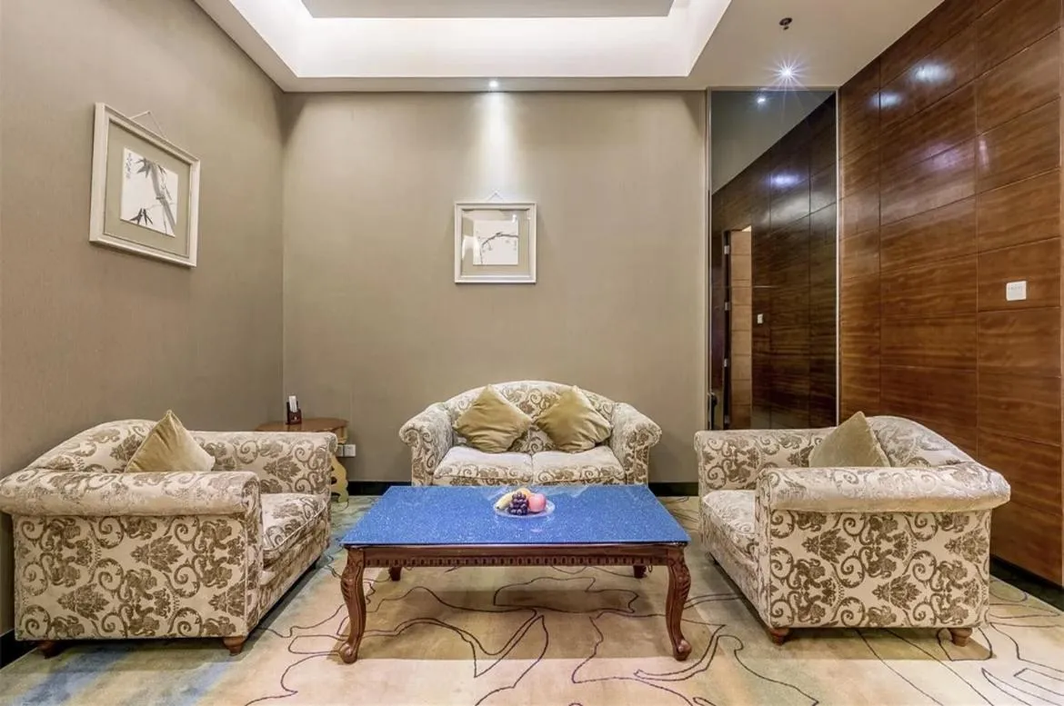 Living room in Guangzhou Nuomo International Hotel-Canton Fair Free Shuttle Bus