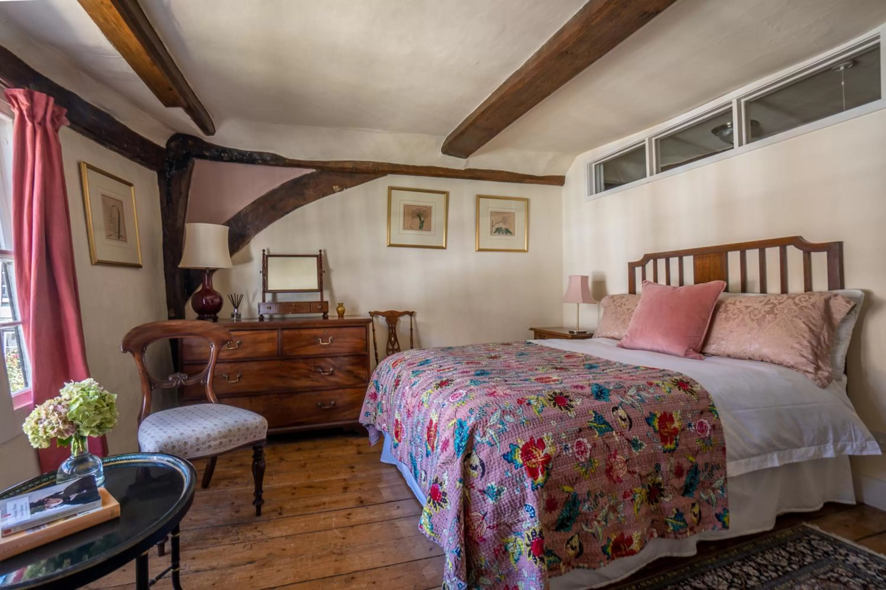 Bedroom, Bed in The House with Two Front Doors