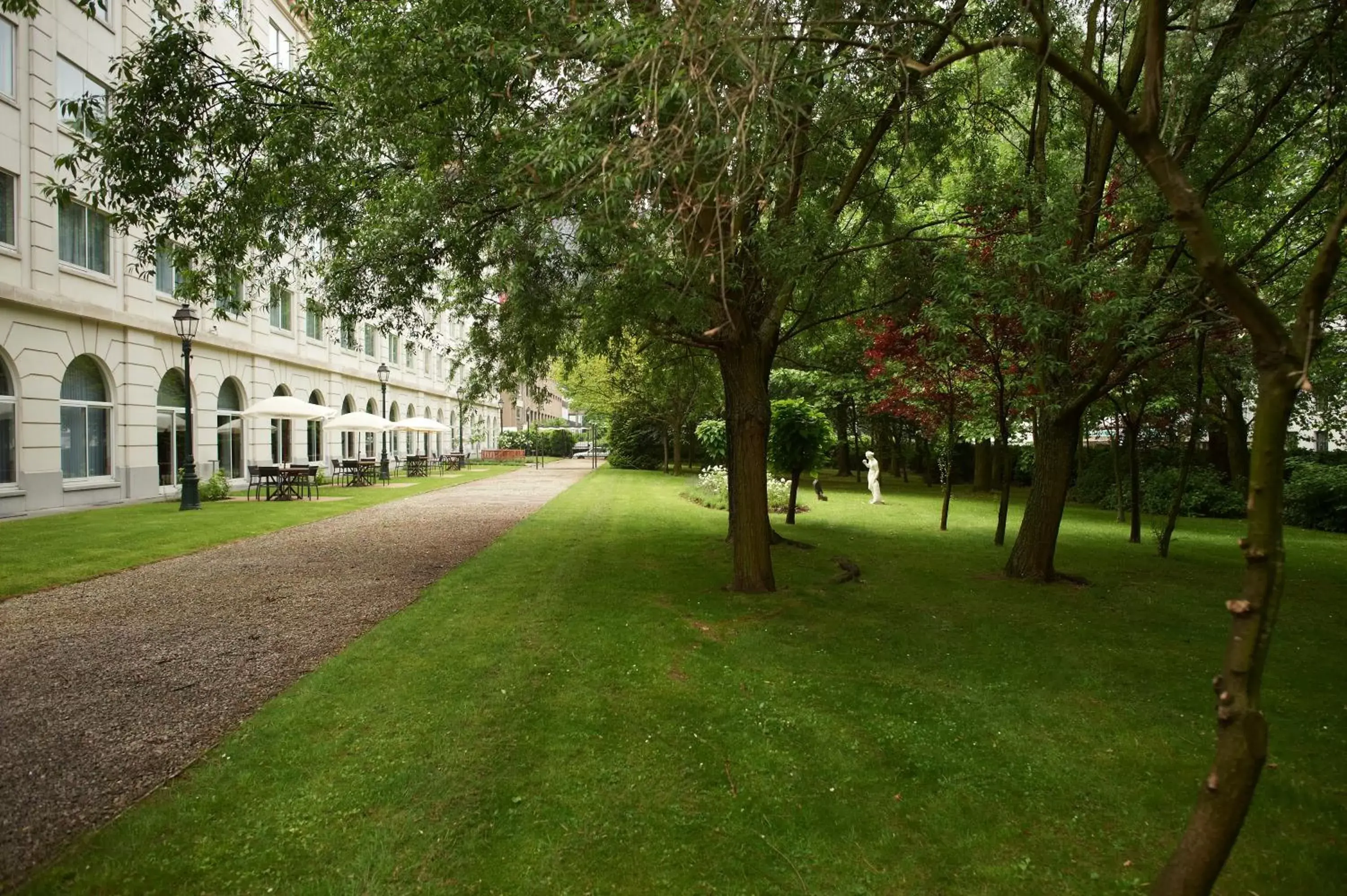 Garden in The President Brussels Hotel