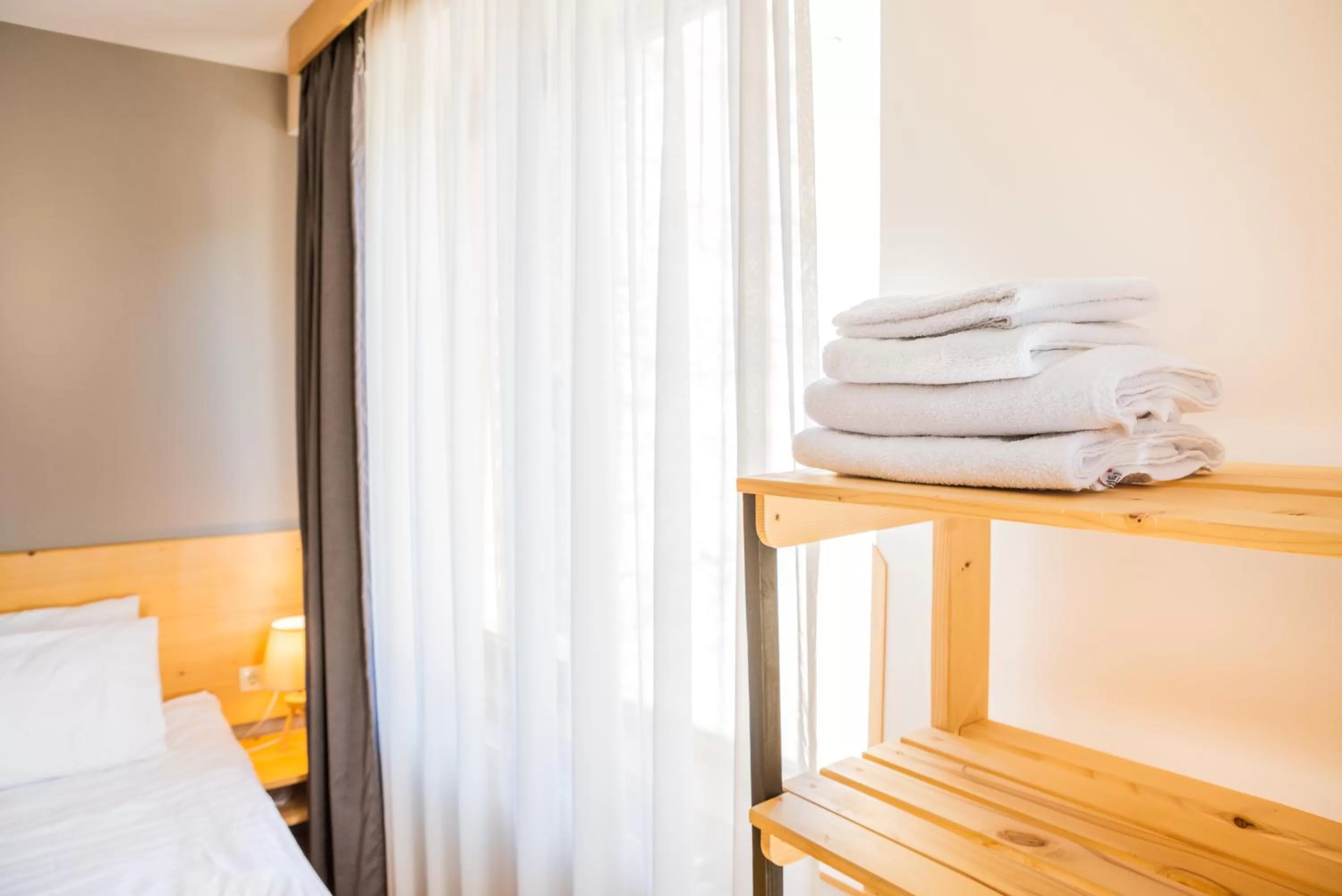 Bed in Hotel Old House Mestia