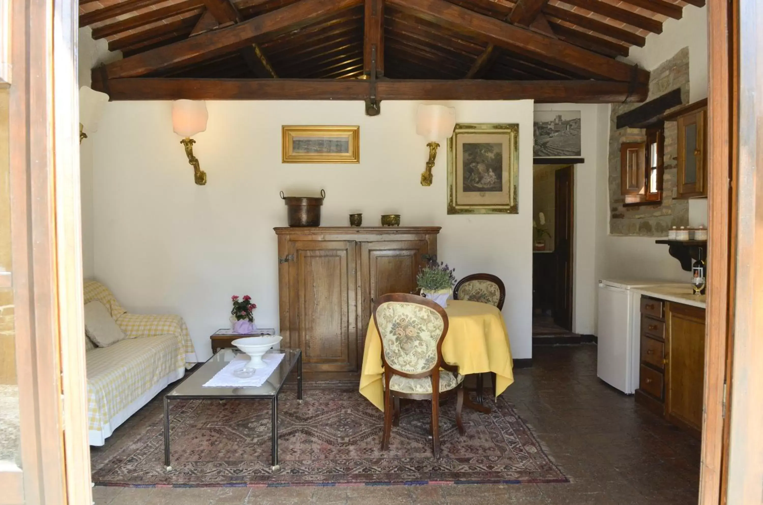 Living room, Seating Area in Residence Il Casale