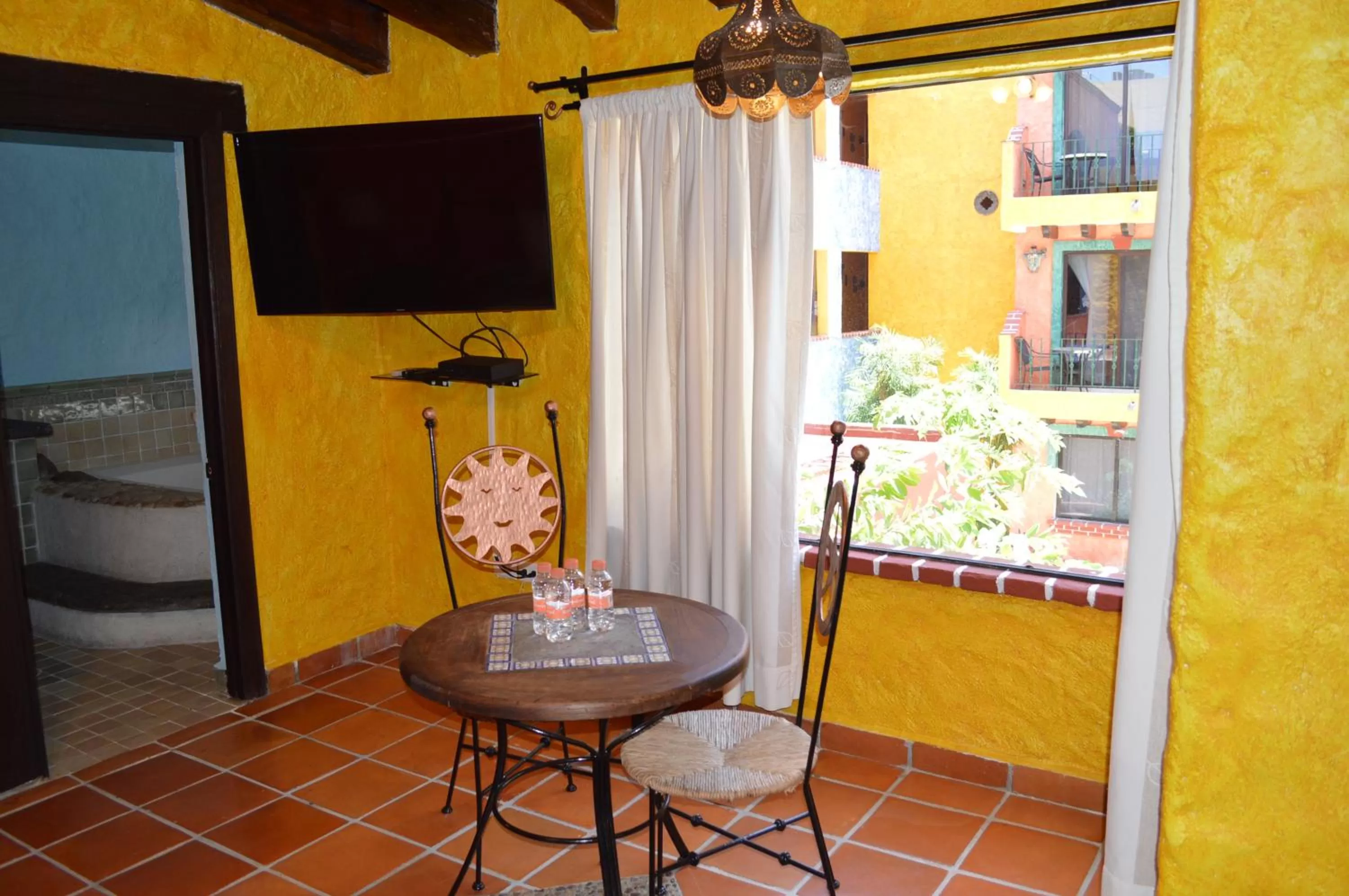 Dining area in Hacienda Maria Bonita Hotel