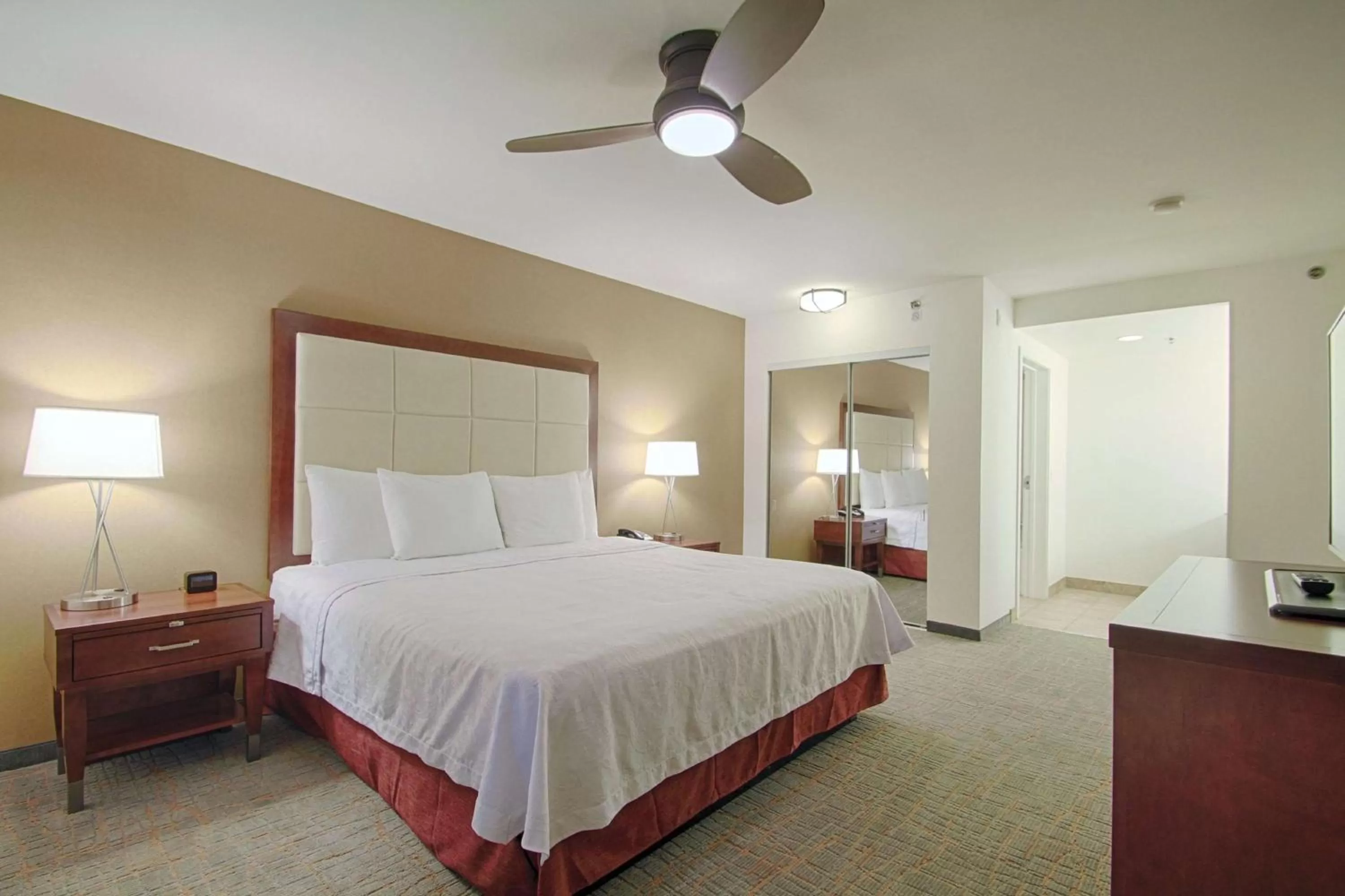 Bed in Homewood Suites by Hilton Las Vegas Airport