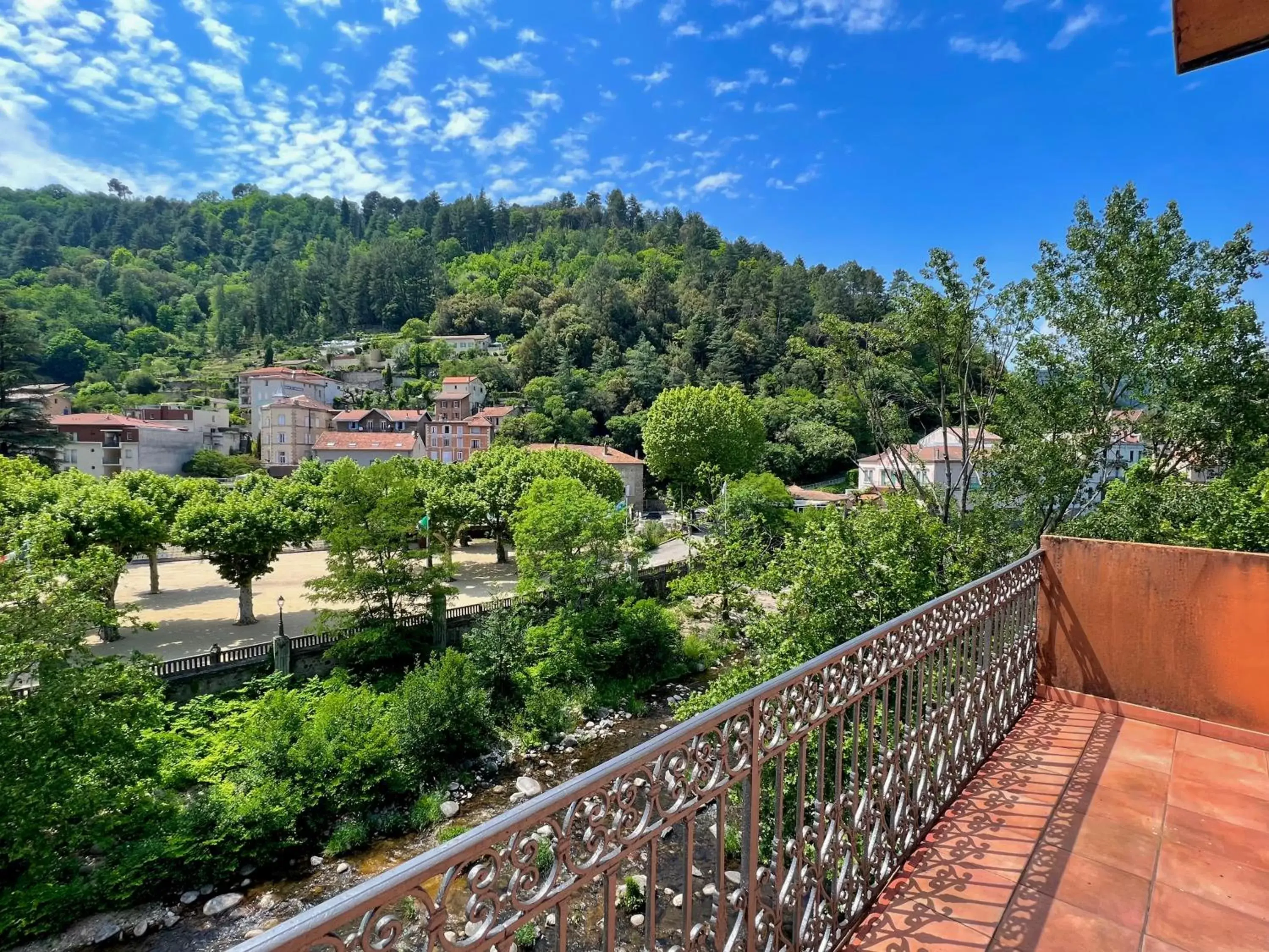 Balcony/Terrace in Appart'hôtel Les Célestins