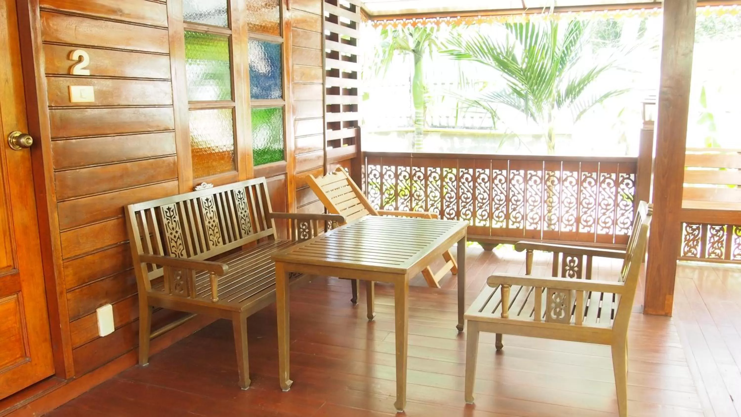 Balcony/Terrace in Cozy Garden Resort