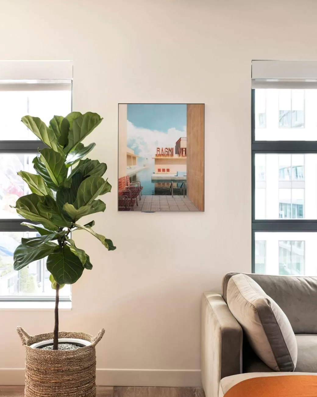 Living room in ROOST Tampa