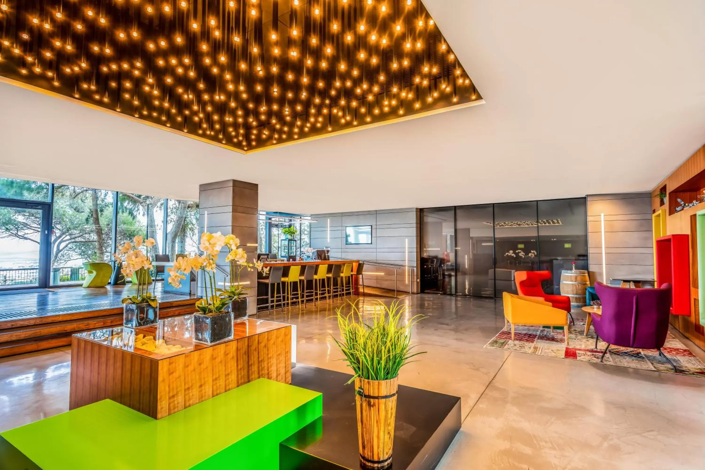 Lobby or reception in Haifa Bay View Hotel By AFI Hotels