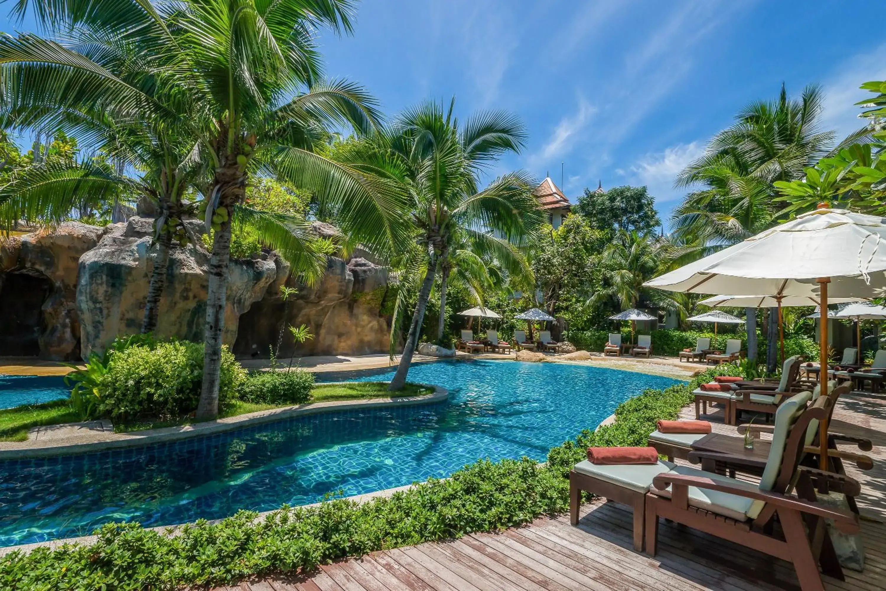 Swimming pool in Royal Muang Samui Villas - SHA Extra Plus Swimming pool in Royal Muang Samui Villas - SHA Extra Plus