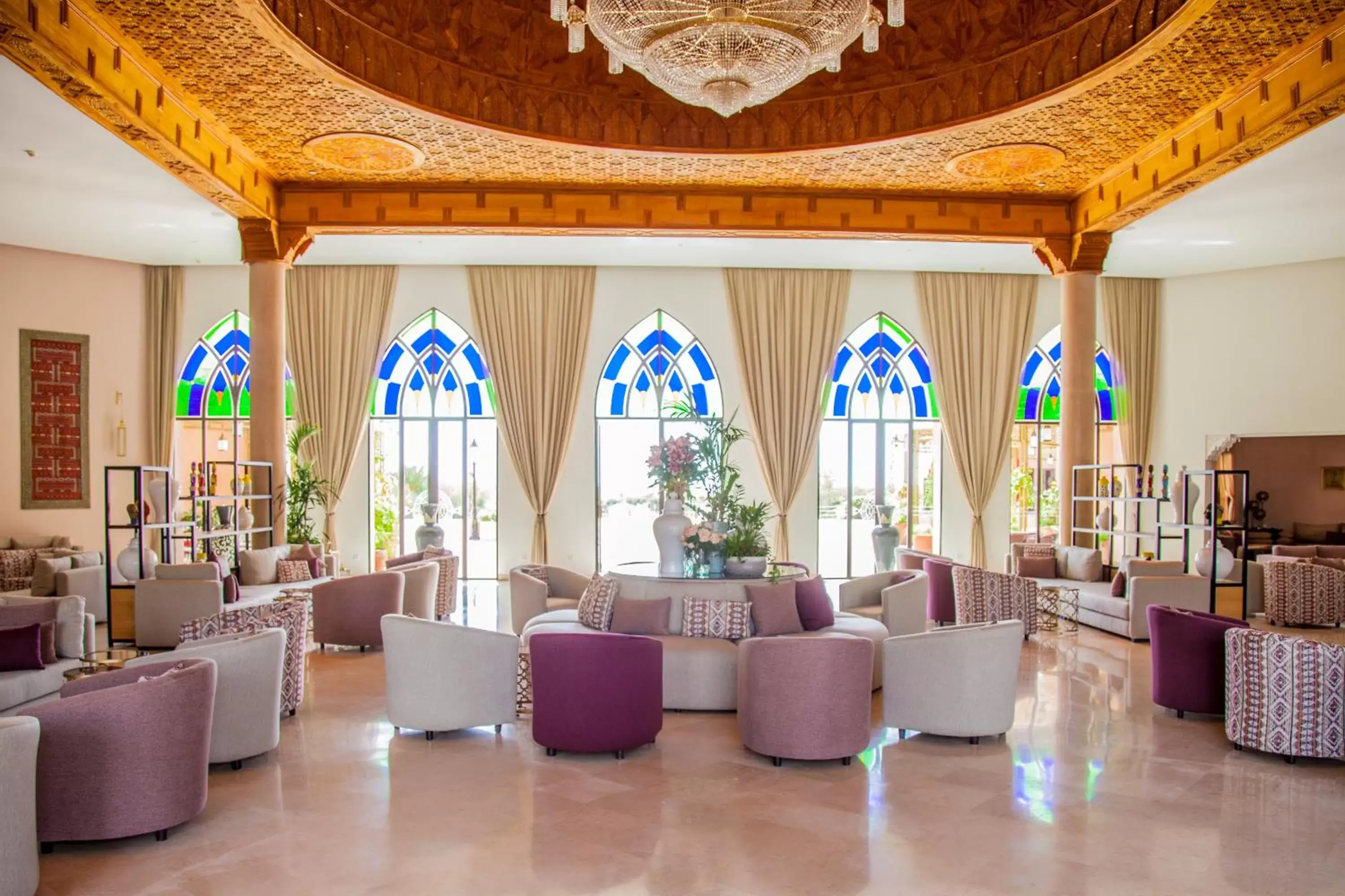 Lobby or reception, Lounge/Bar in Marrakech Ryads Parc All inclusive