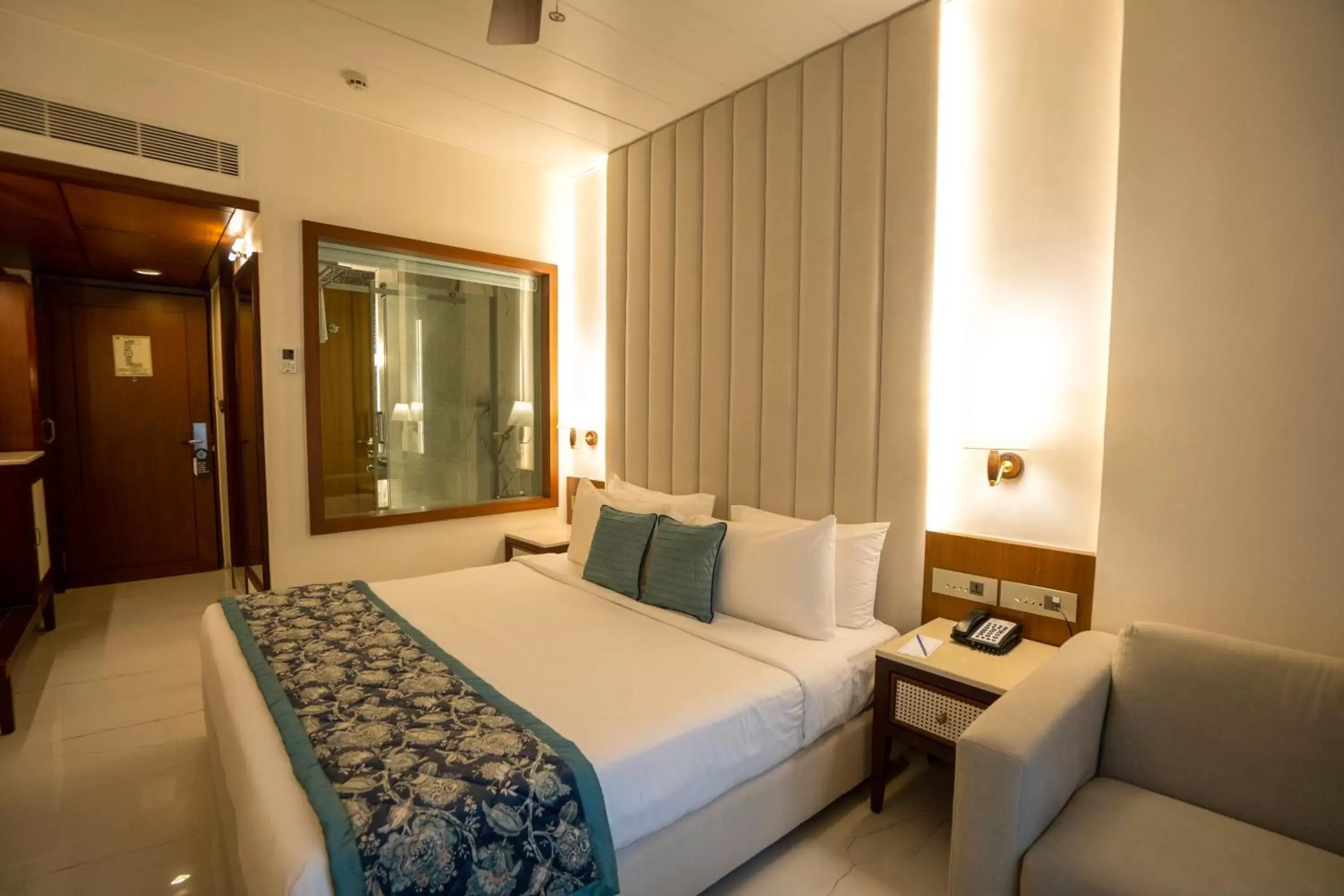 Bed in Evershine Resort & Spa