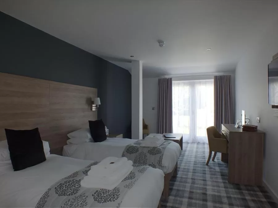 Bed in The Piebald Inn