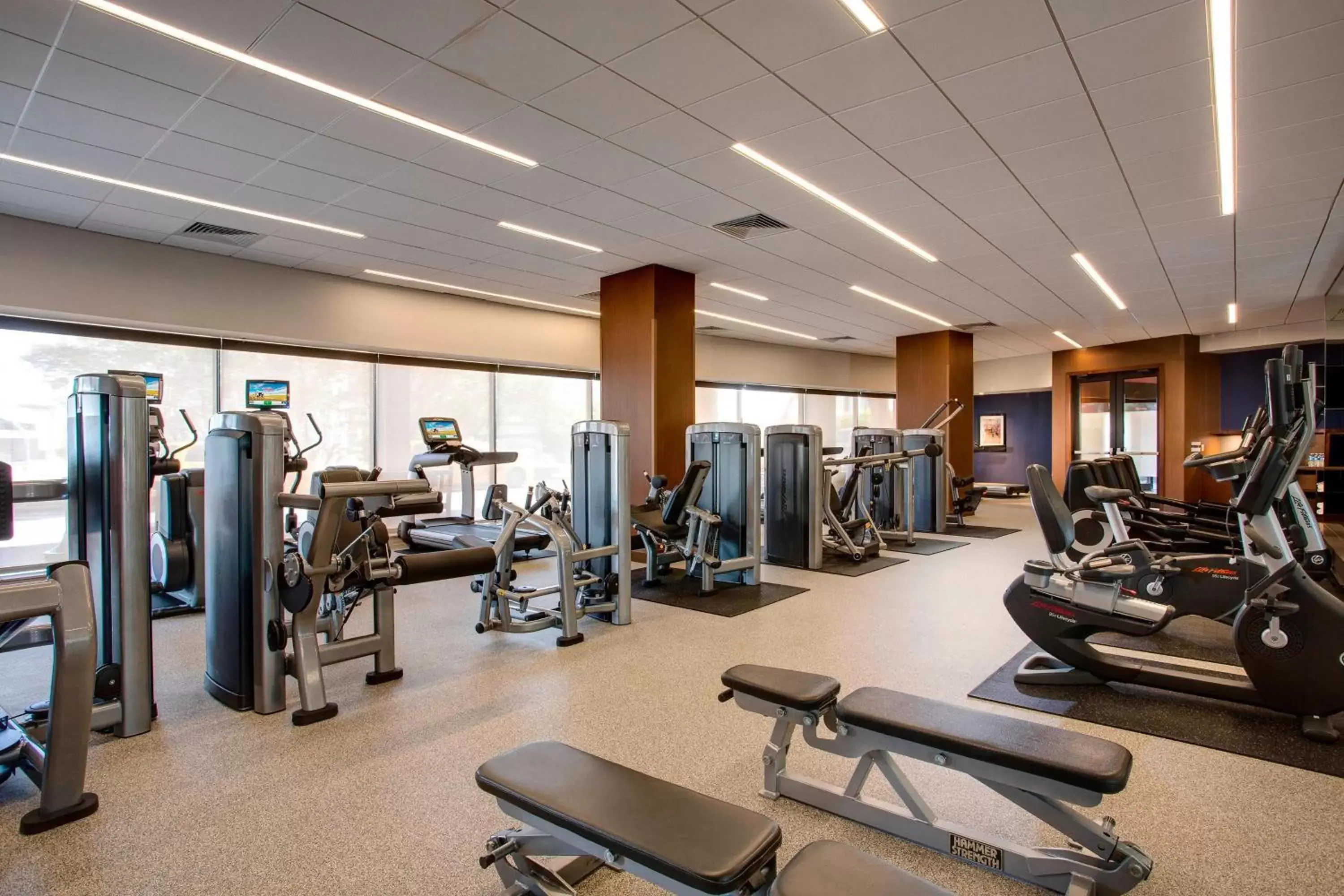 Fitness centre/facilities, Fitness Center/Facilities in Houston Airport Marriott at George Bush Intercontinental