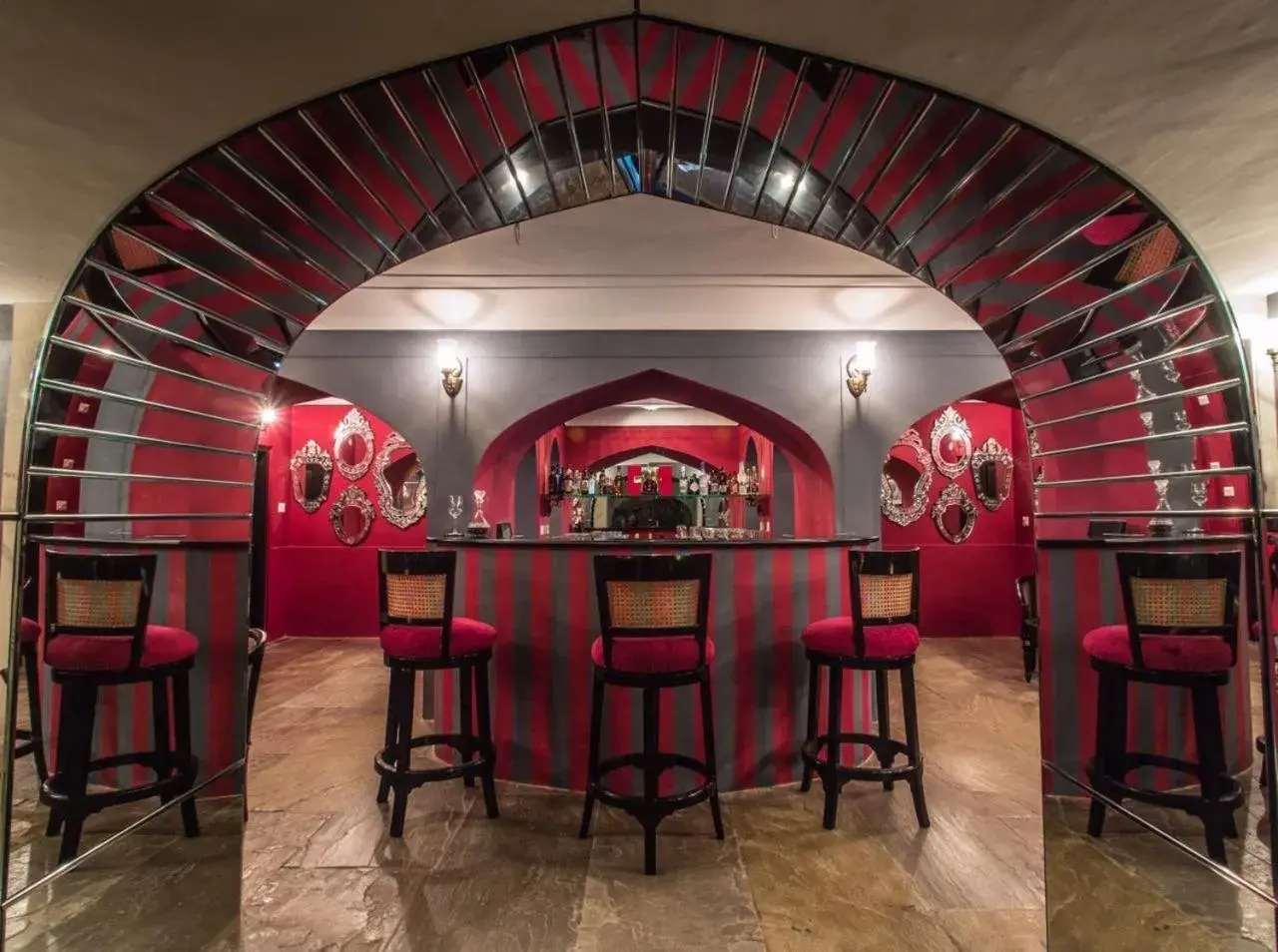 Lounge or bar in Royal Heritage Haveli - By Leisure Hotels Lounge or bar in Royal Heritage Haveli - By Leisure Hotels
