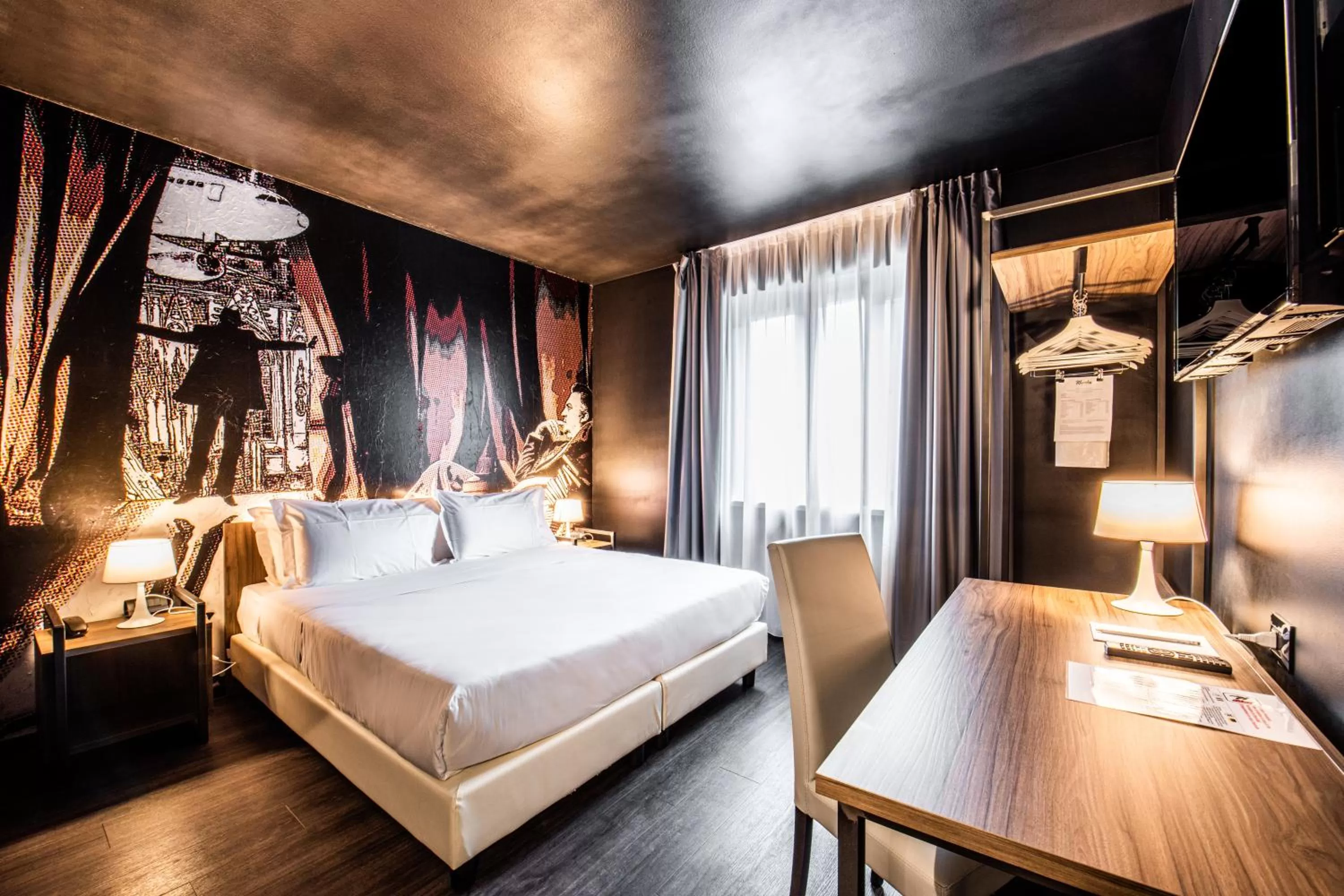 Bed in Muraless Art Hotel - WorldHotels Crafted