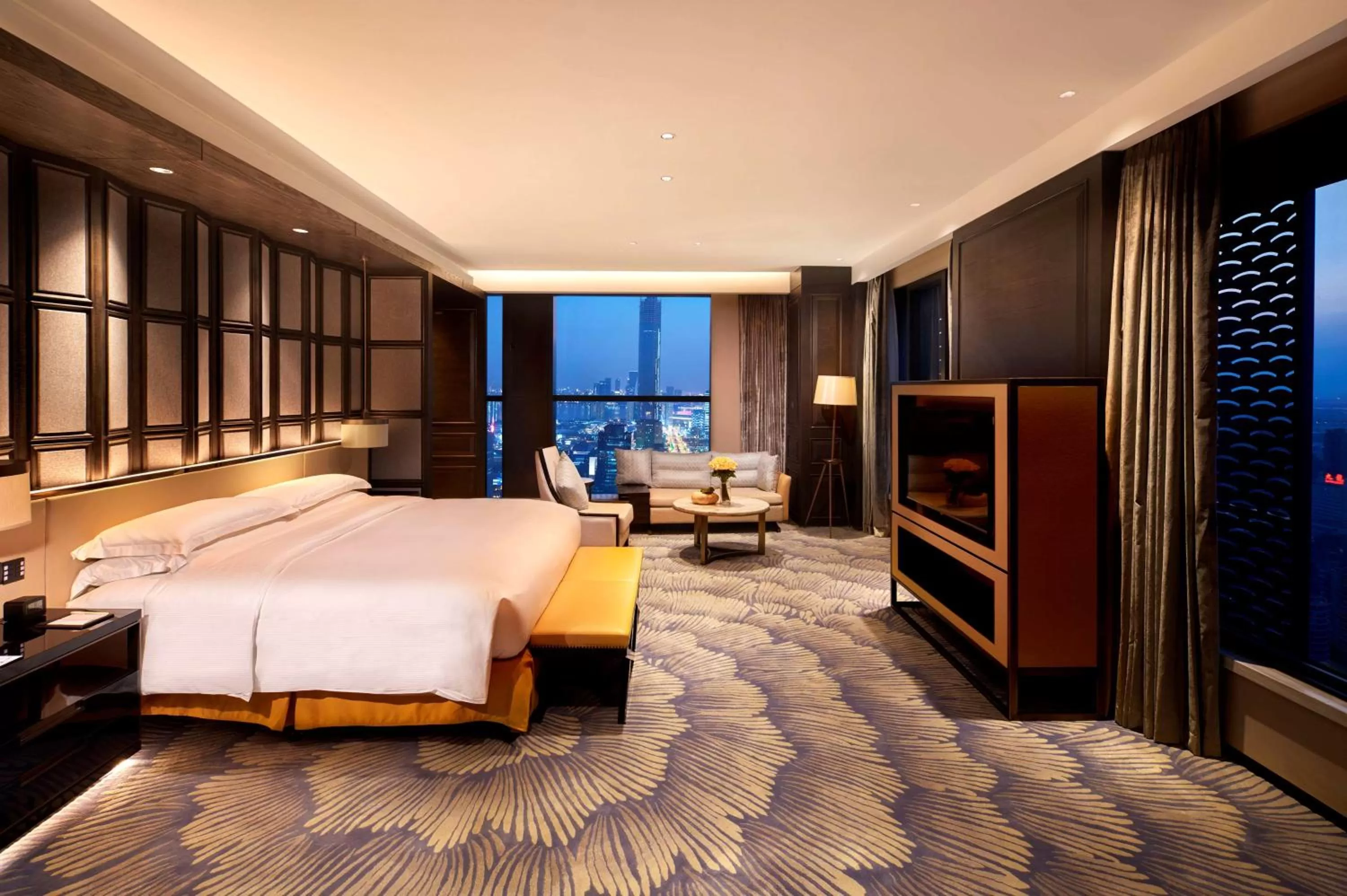 Bedroom, Bed in Hilton Suzhou