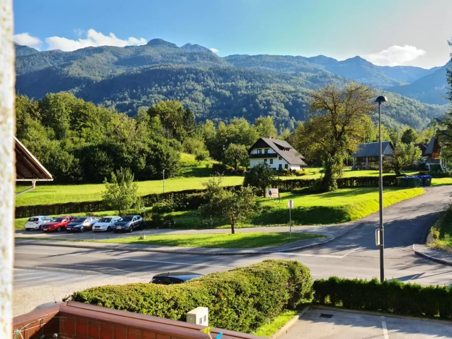 View (from property/room) in Hotel Gasperin Bohinj