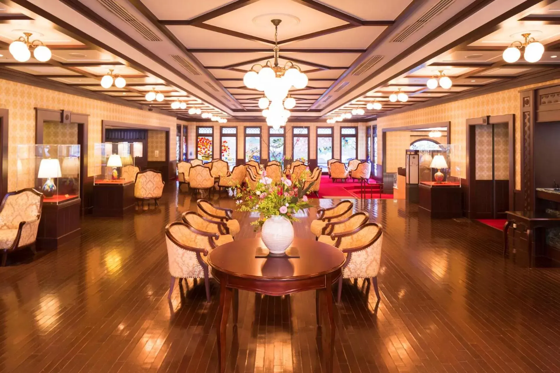 Lobby or reception, Banquet Facilities in Kanazawa Hakuchoro Hotel Sanraku