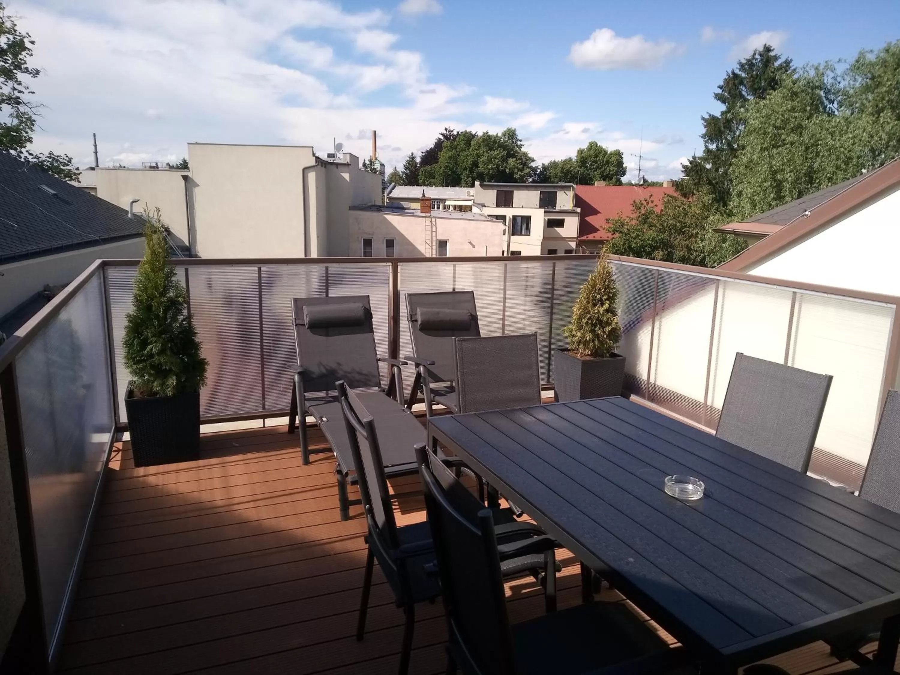 Balcony/Terrace in Pension Fontána Svitavy