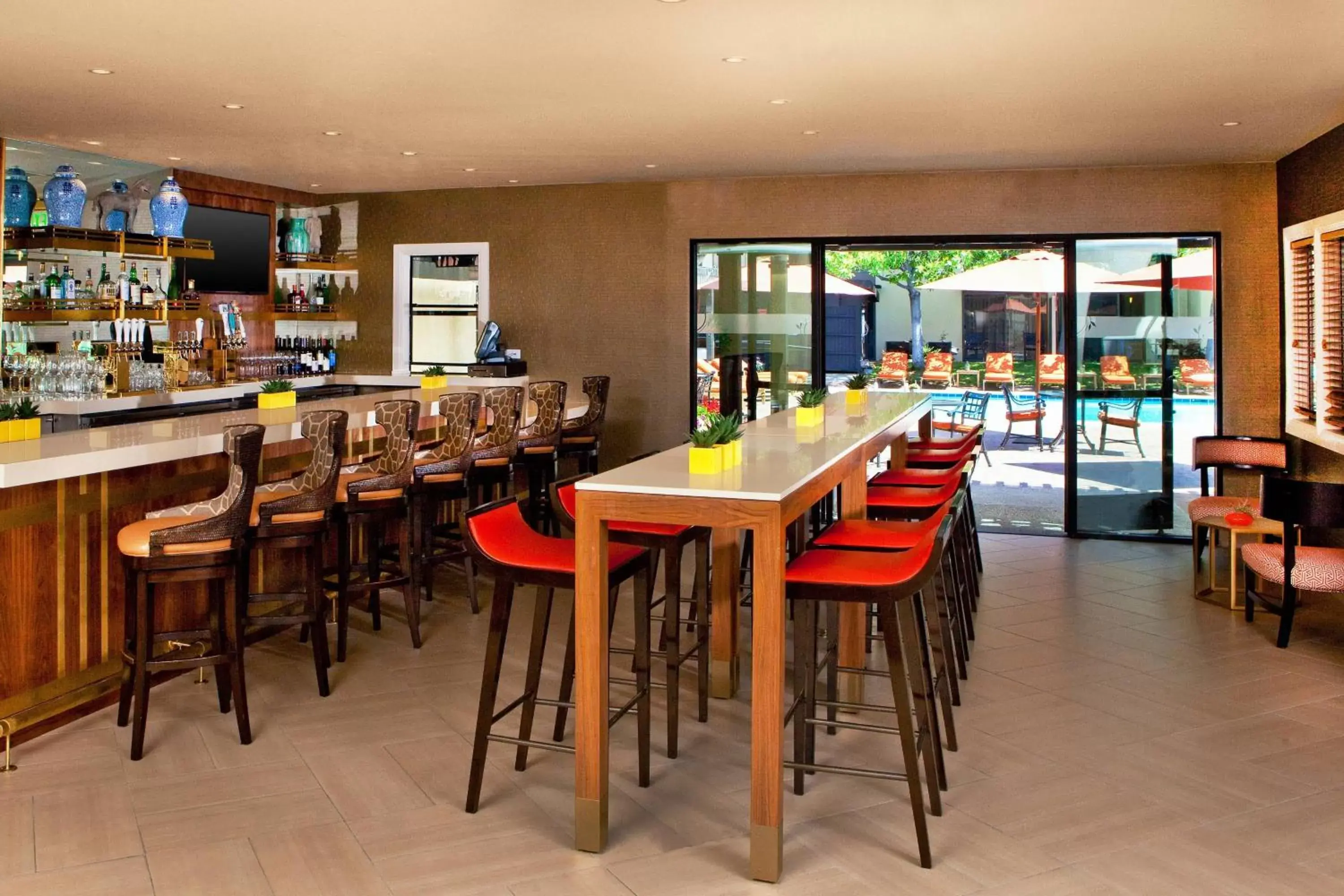 Lounge or bar, Restaurant/Places to Eat in Sheraton Palo Alto Hotel