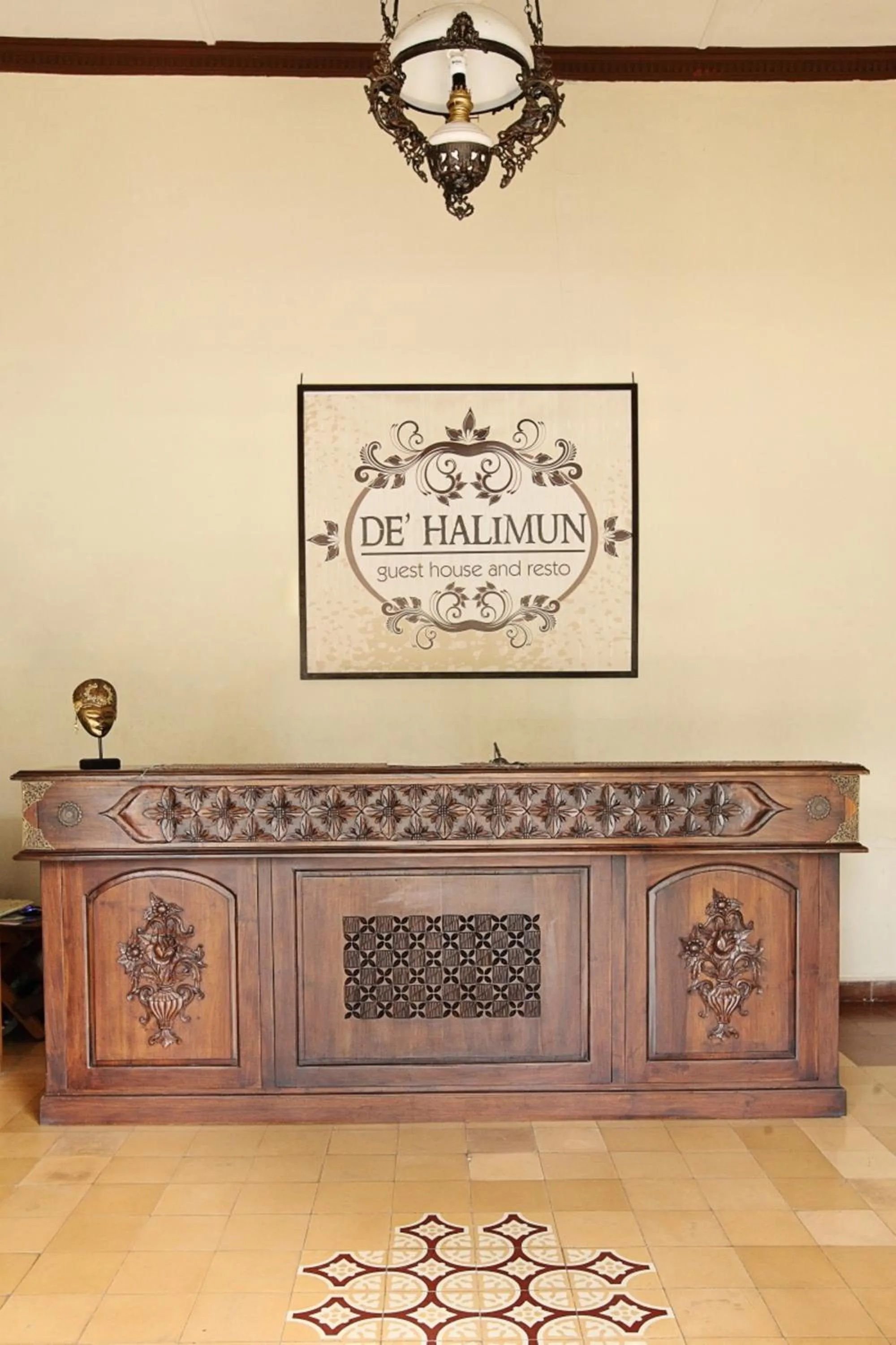 Lobby or reception in de' Halimun Guest House