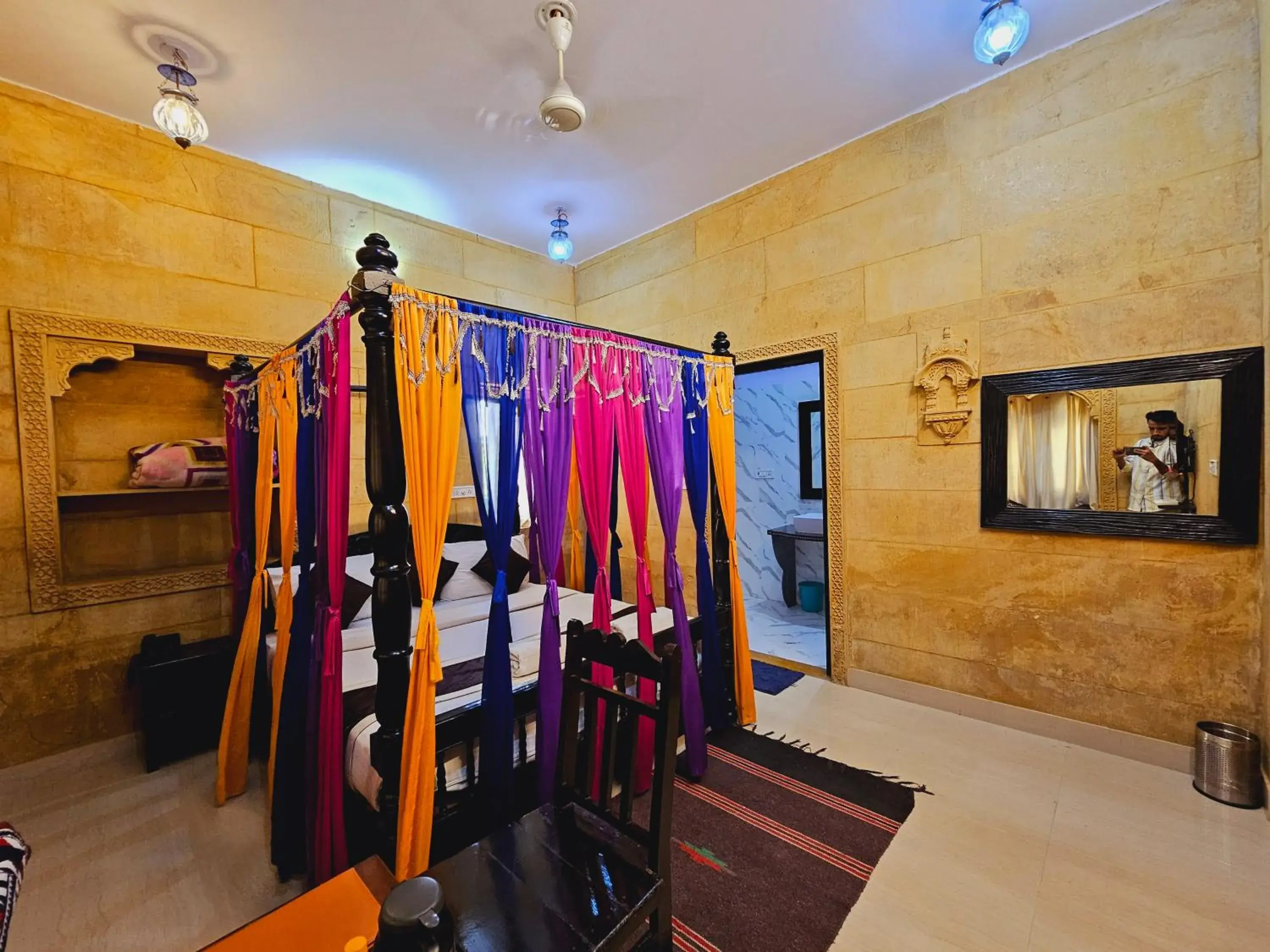 Bedroom in Hotel Royal Haveli