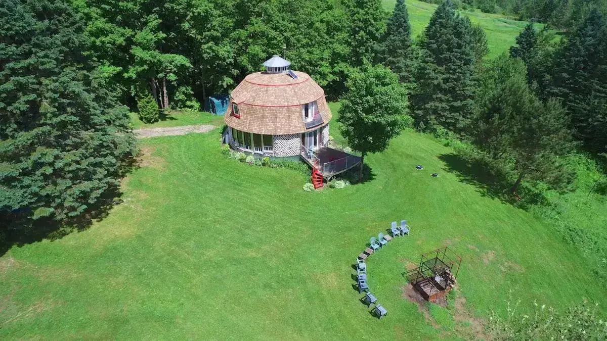 Natural landscape, Bird's-eye View in Le Baluchon Éco-villégiature