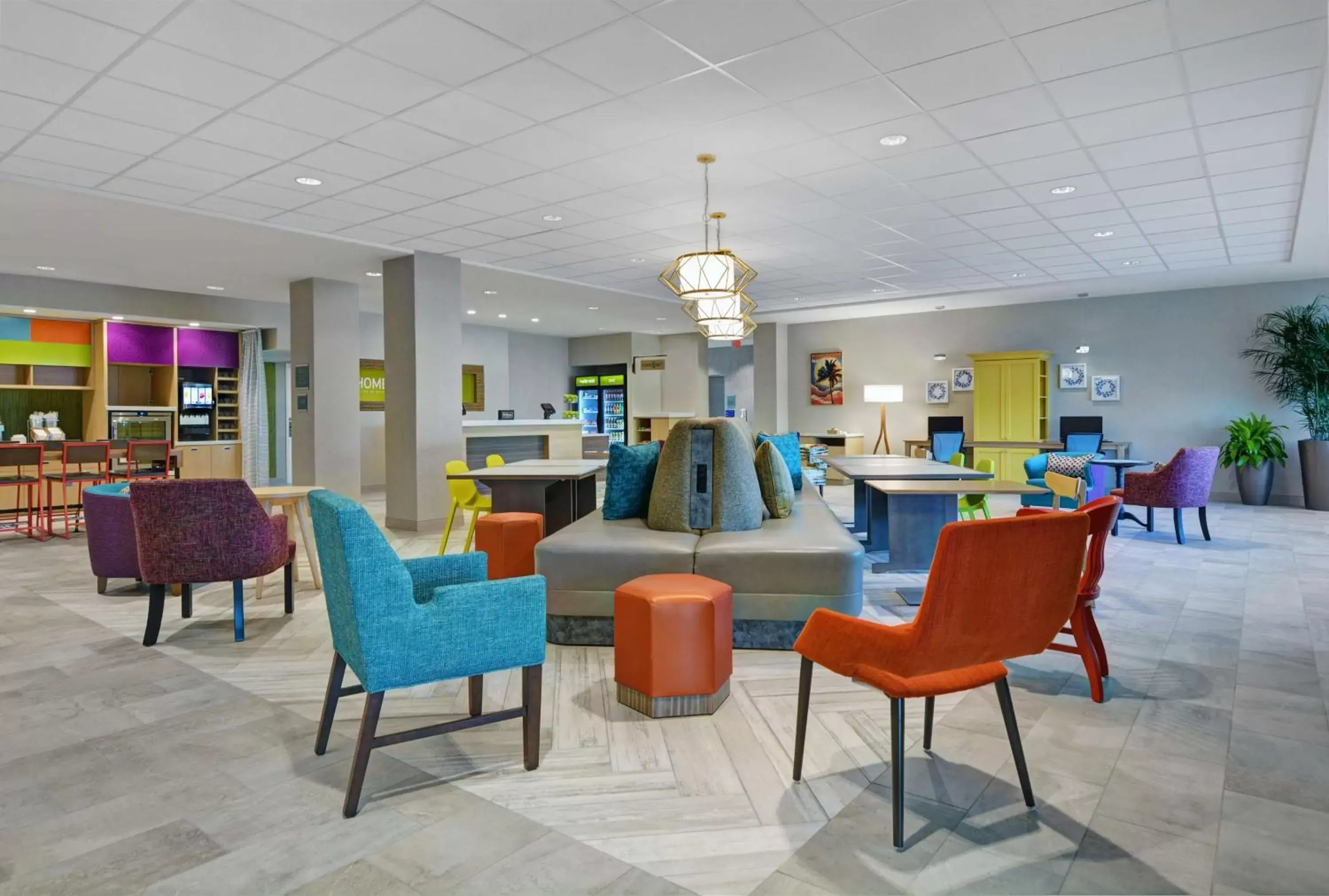 Lobby or reception in Home2 Suites by Hilton Fort Myers Colonial Blvd