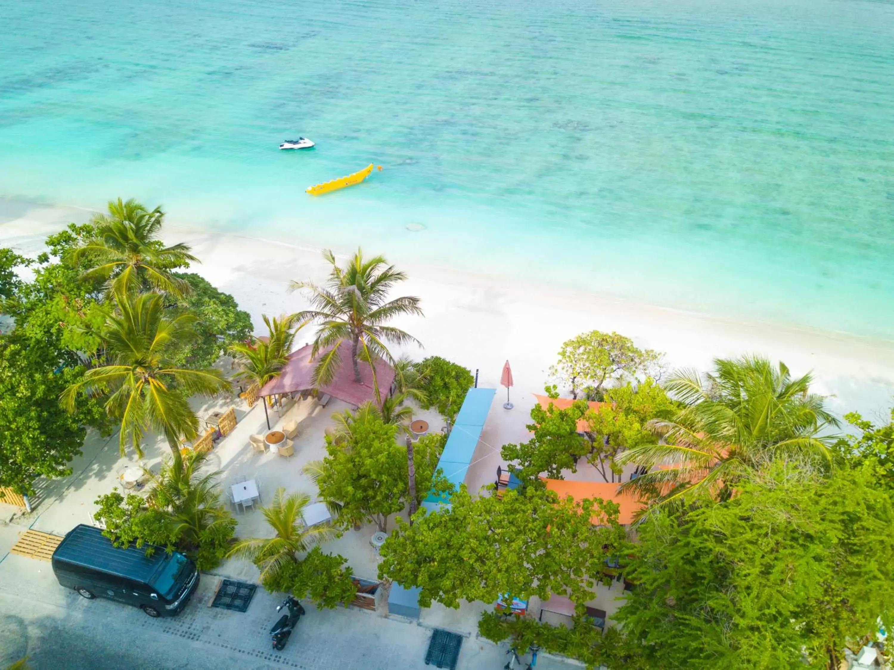 Beach, Bird's-eye View in Paralian Hulhumale'