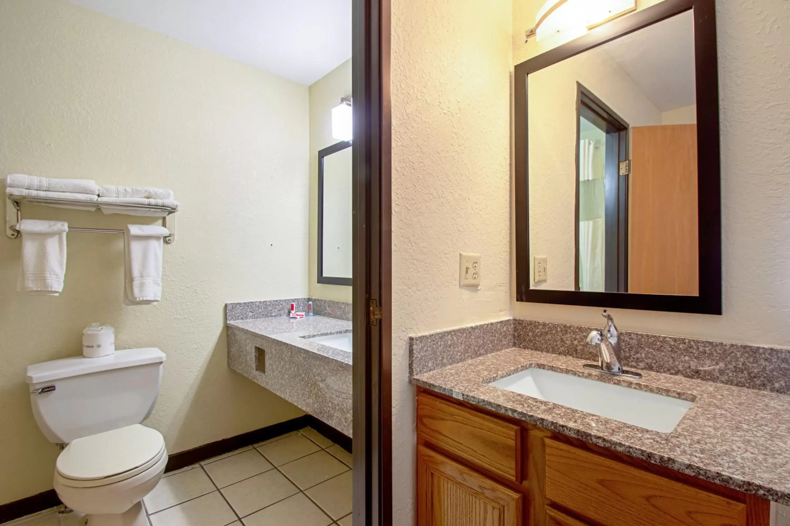 Bathroom in Econo Lodge Inn & Suites