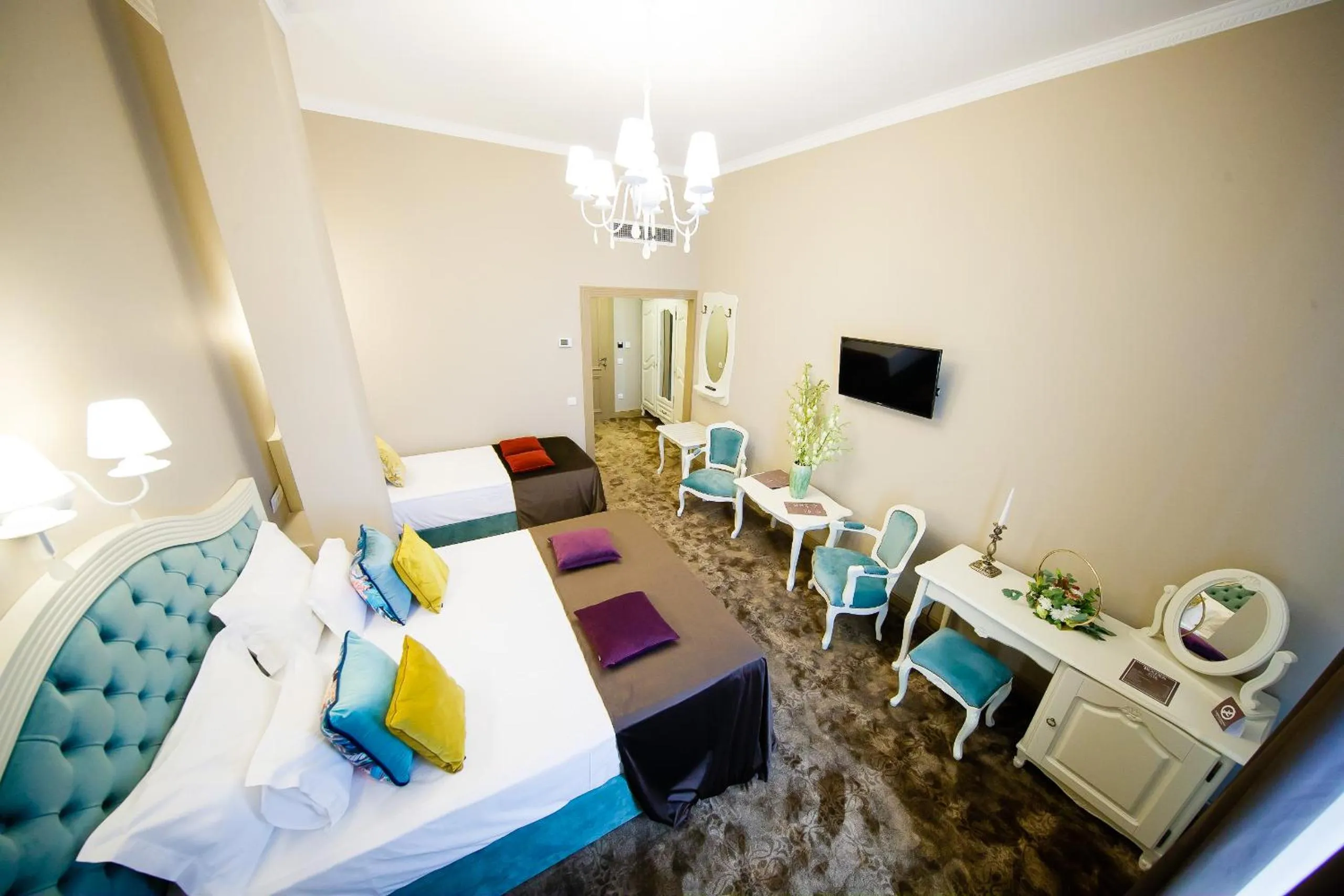 Bed in Grand Hotel Traian