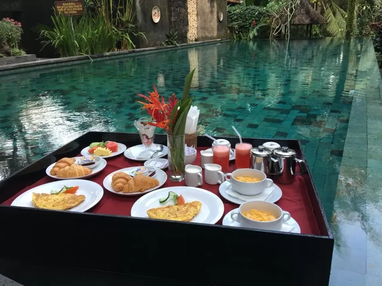 Food in Kori Ubud Resort, Restaurant & Spa