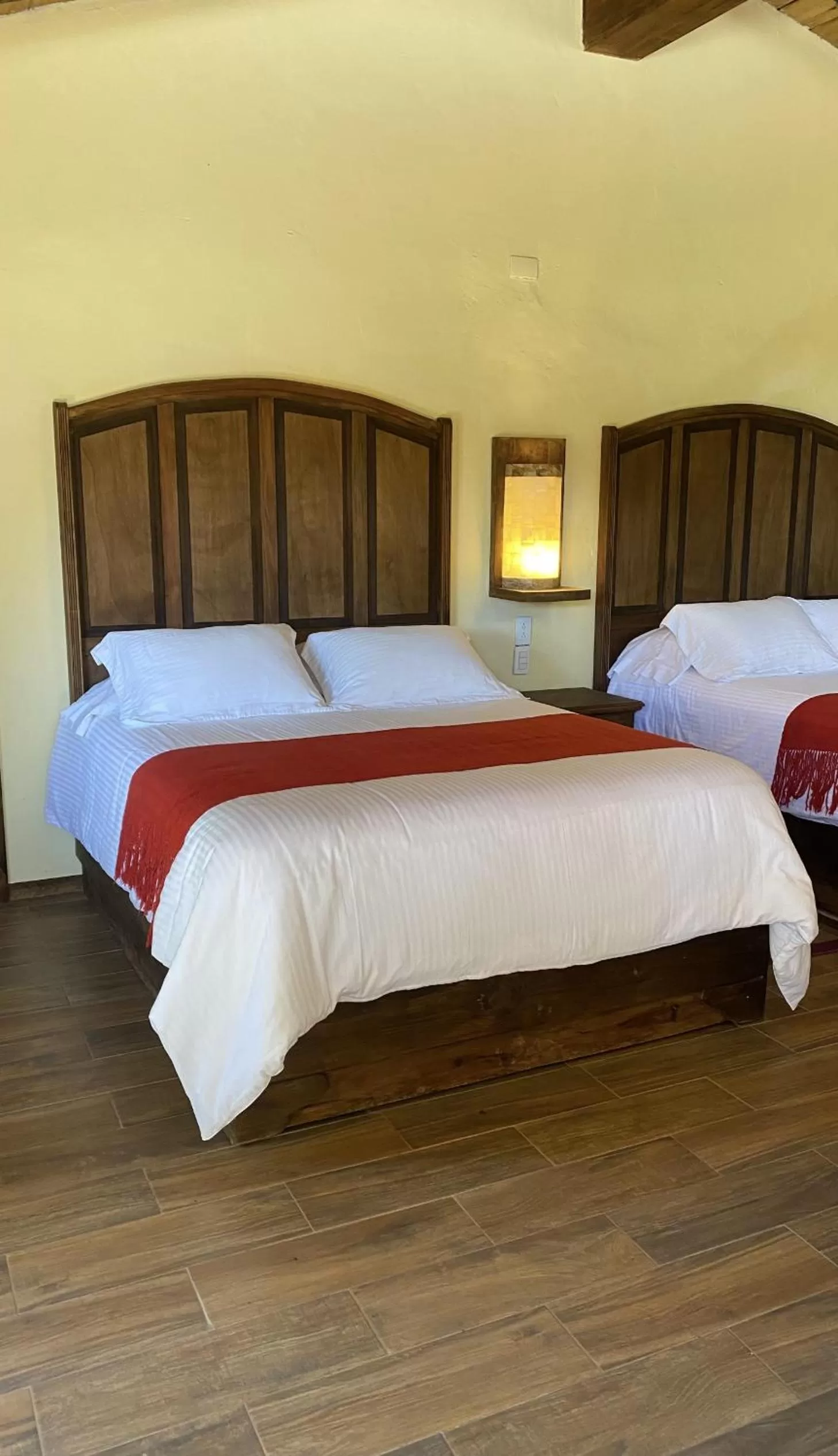 Bed in Cabañas La Cascada