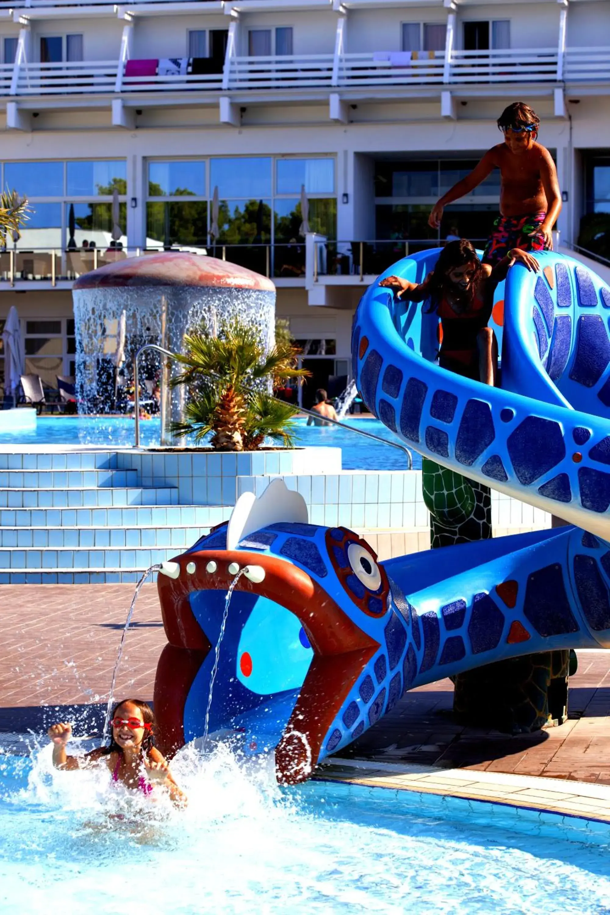 young children, Water Park in Hotel Olympia