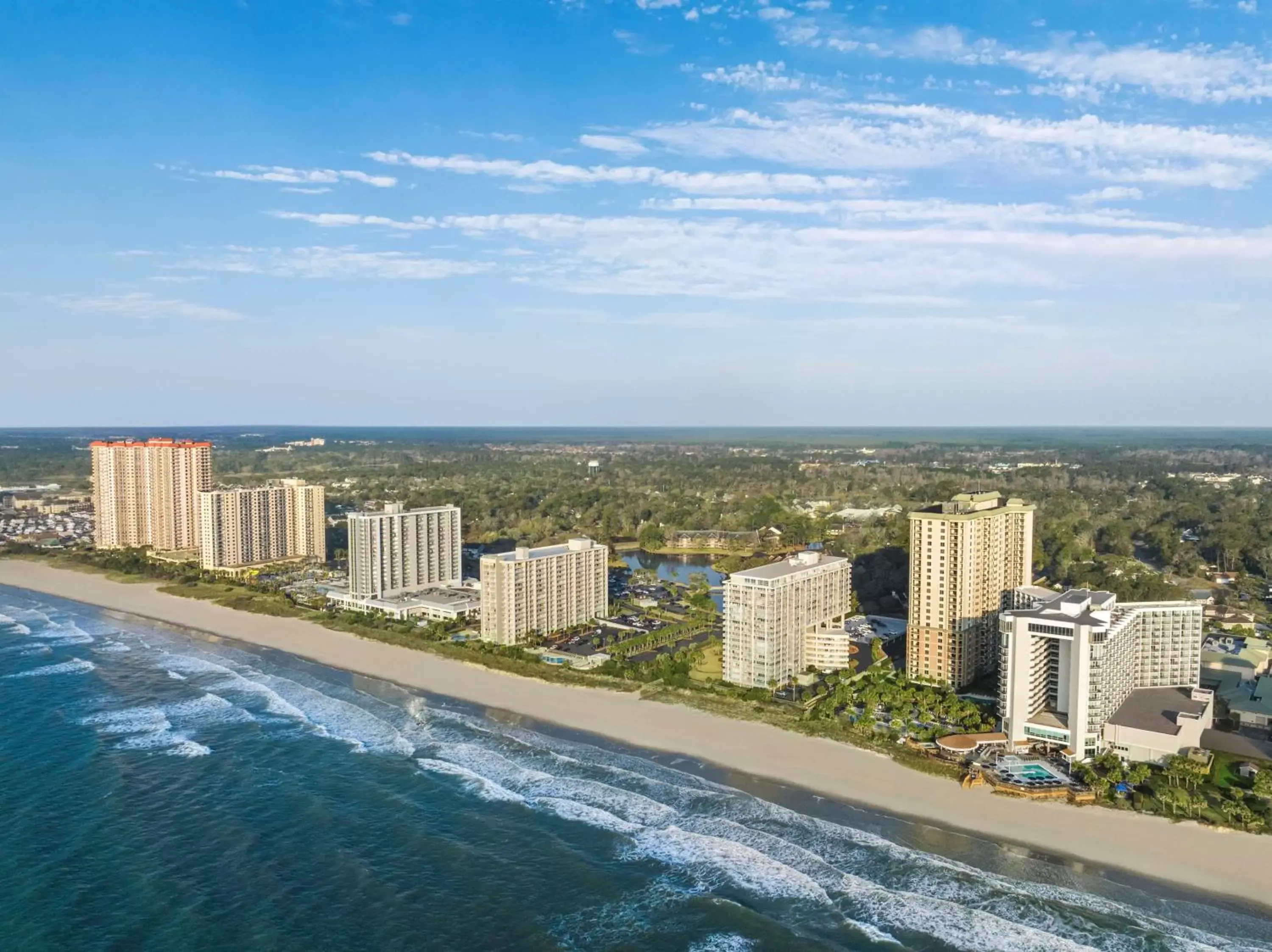 Property building, Bird's-eye View in Hilton Myrtle Beach Resort