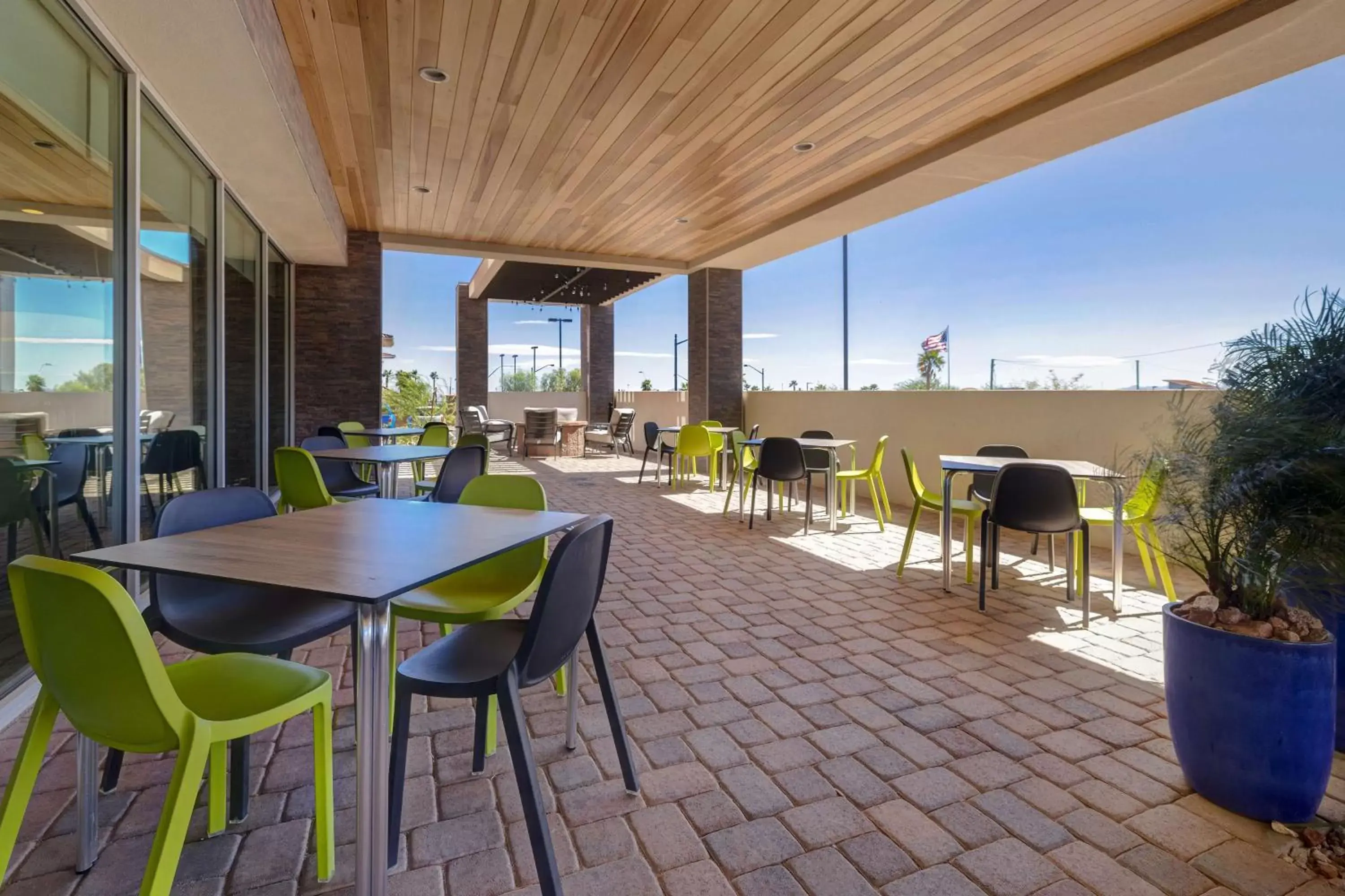 Patio, Restaurant/Places to Eat in Home2 Suites By Hilton Las Vegas Northwest