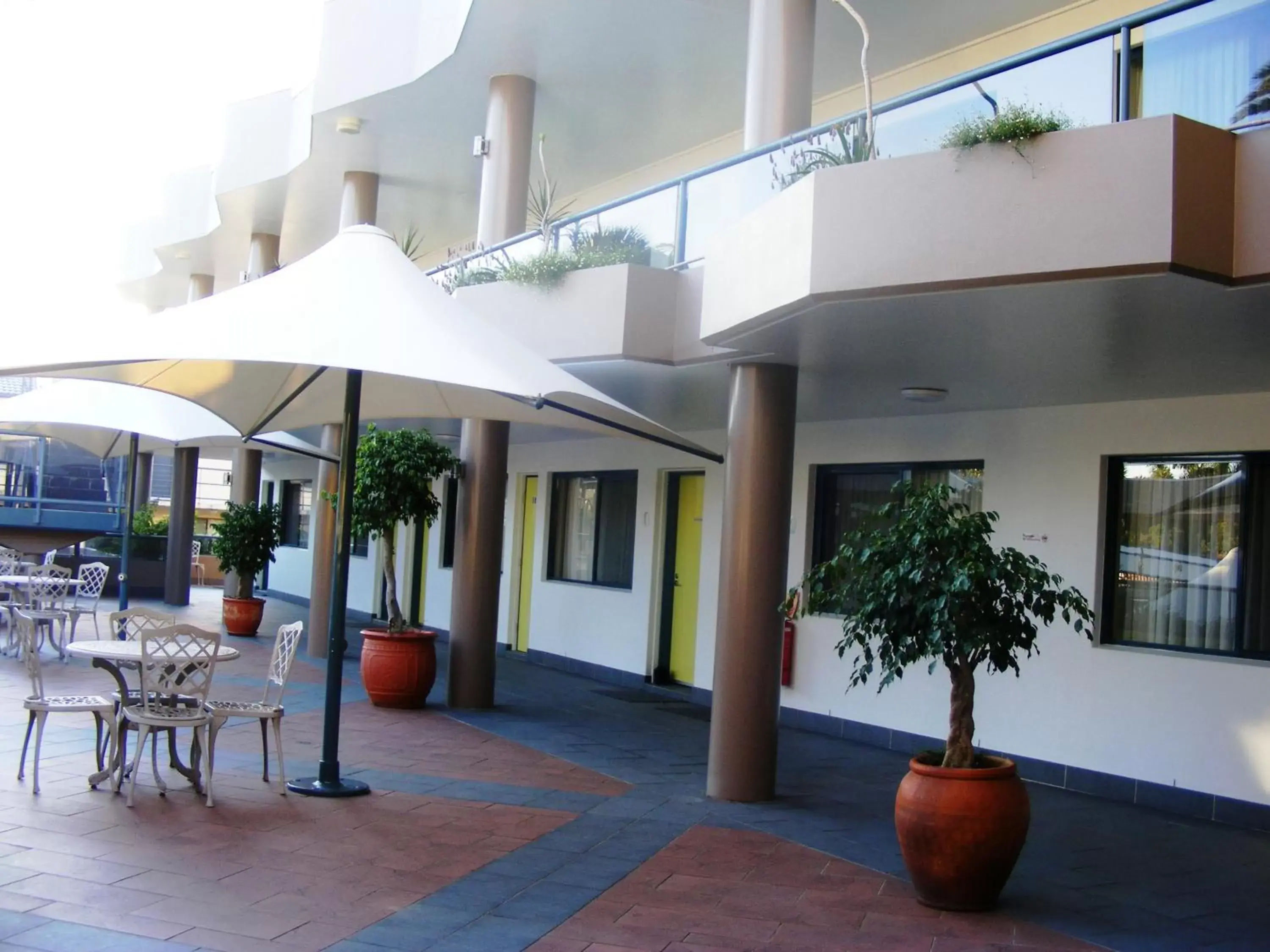 Balcony/Terrace in Rockpool Motor Inn