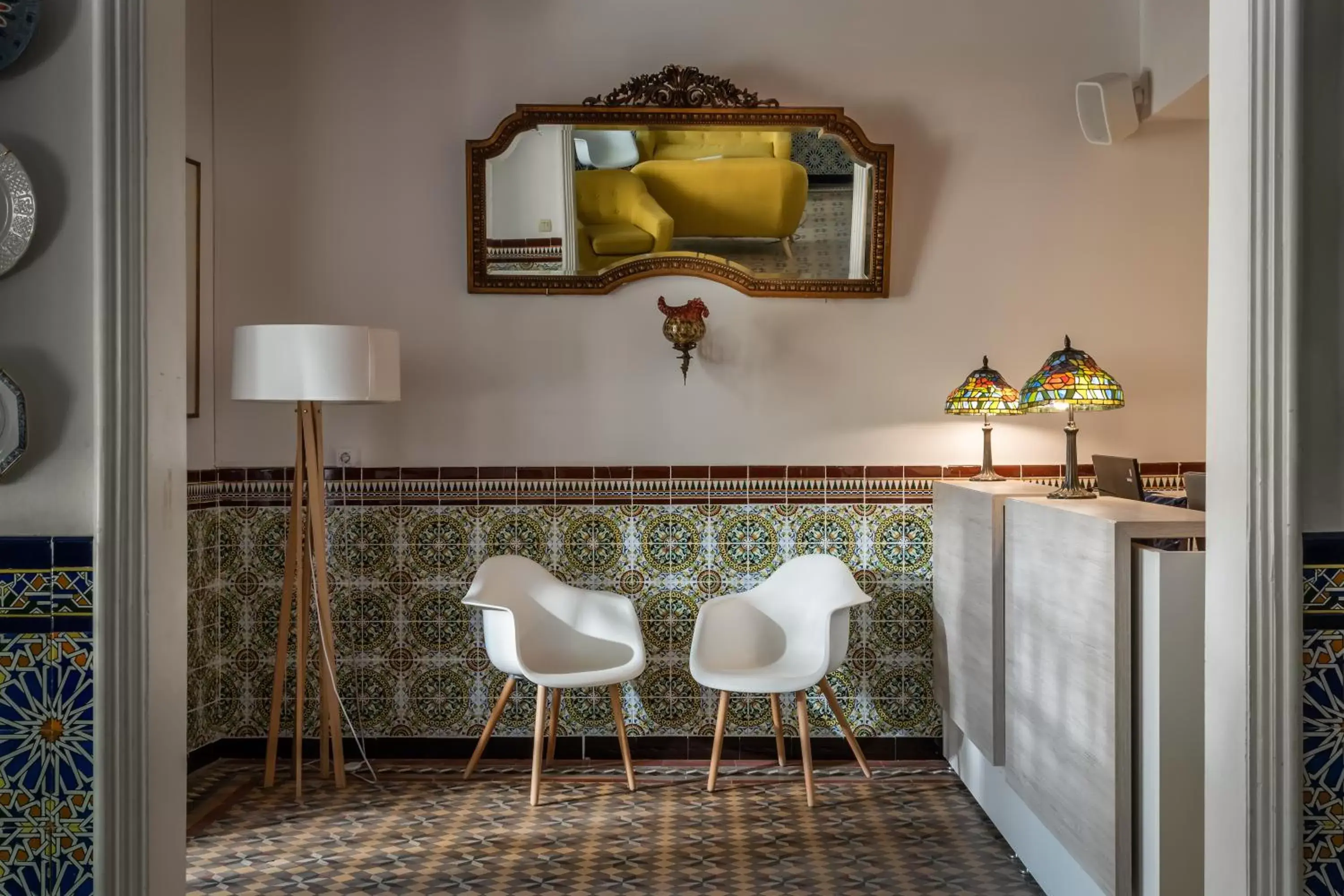 Lobby or reception, Seating Area in Hotel Medium Sitges 1883