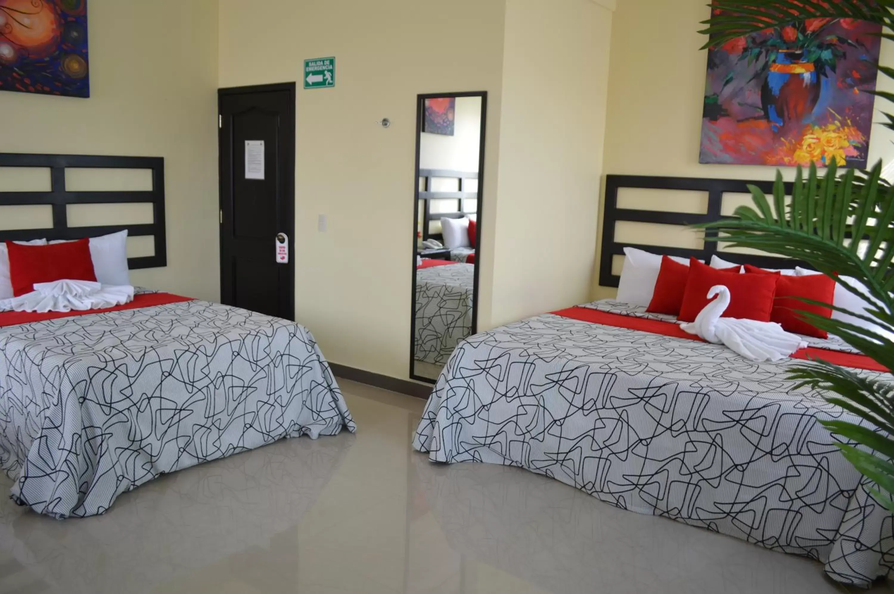 Bed in Hotel Castillo Del Rey