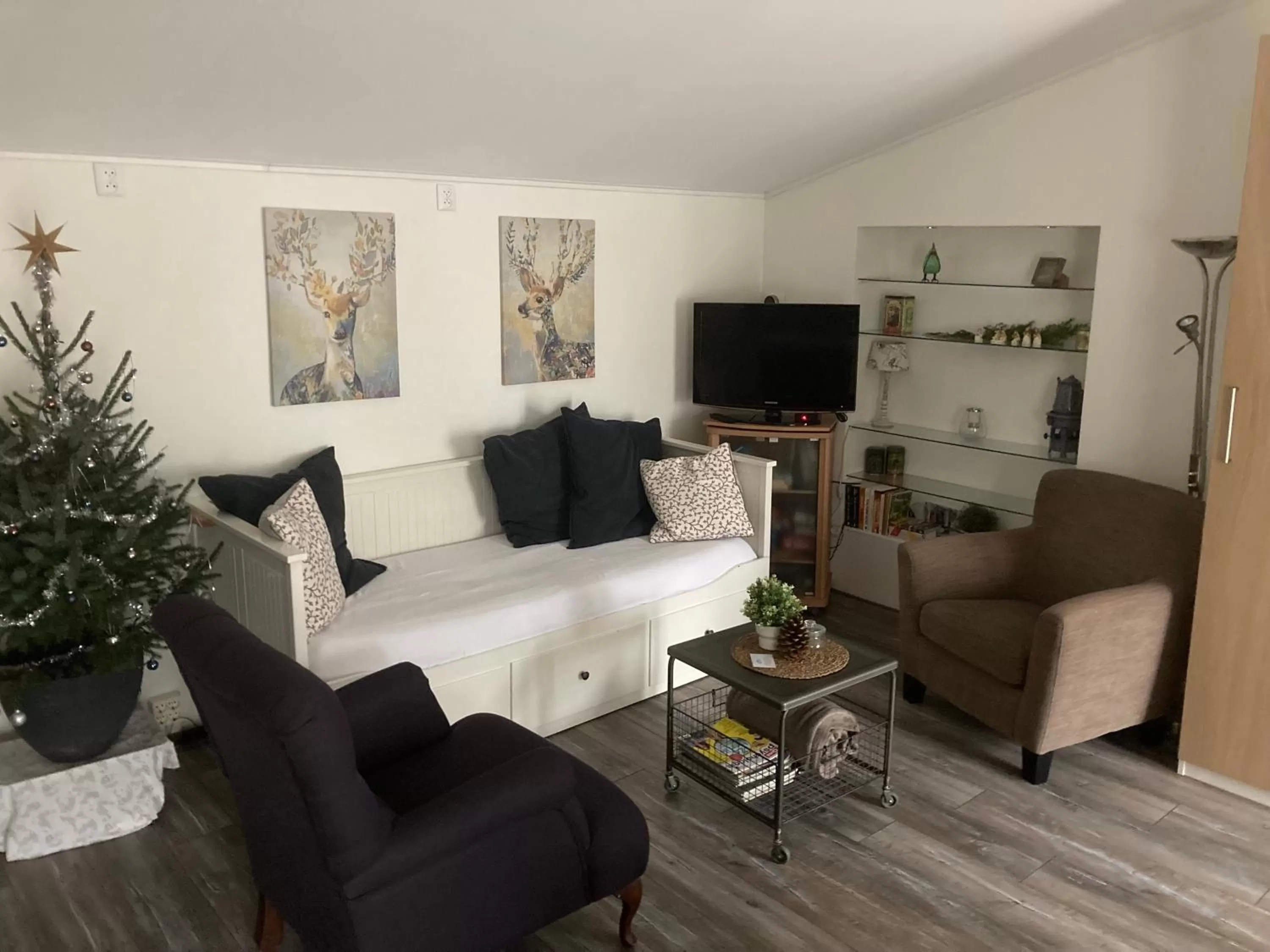 Living room in Bij de Vlaamse Schuur