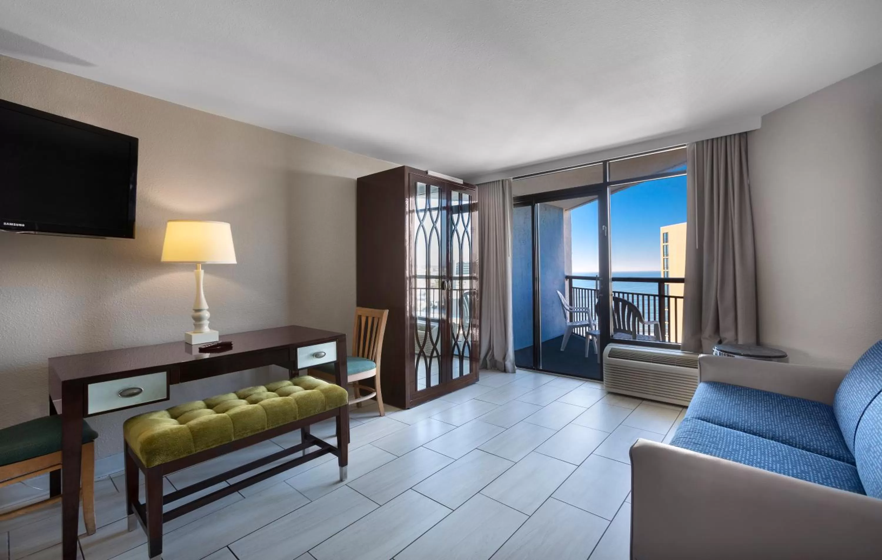 Living room in Hotel Blue