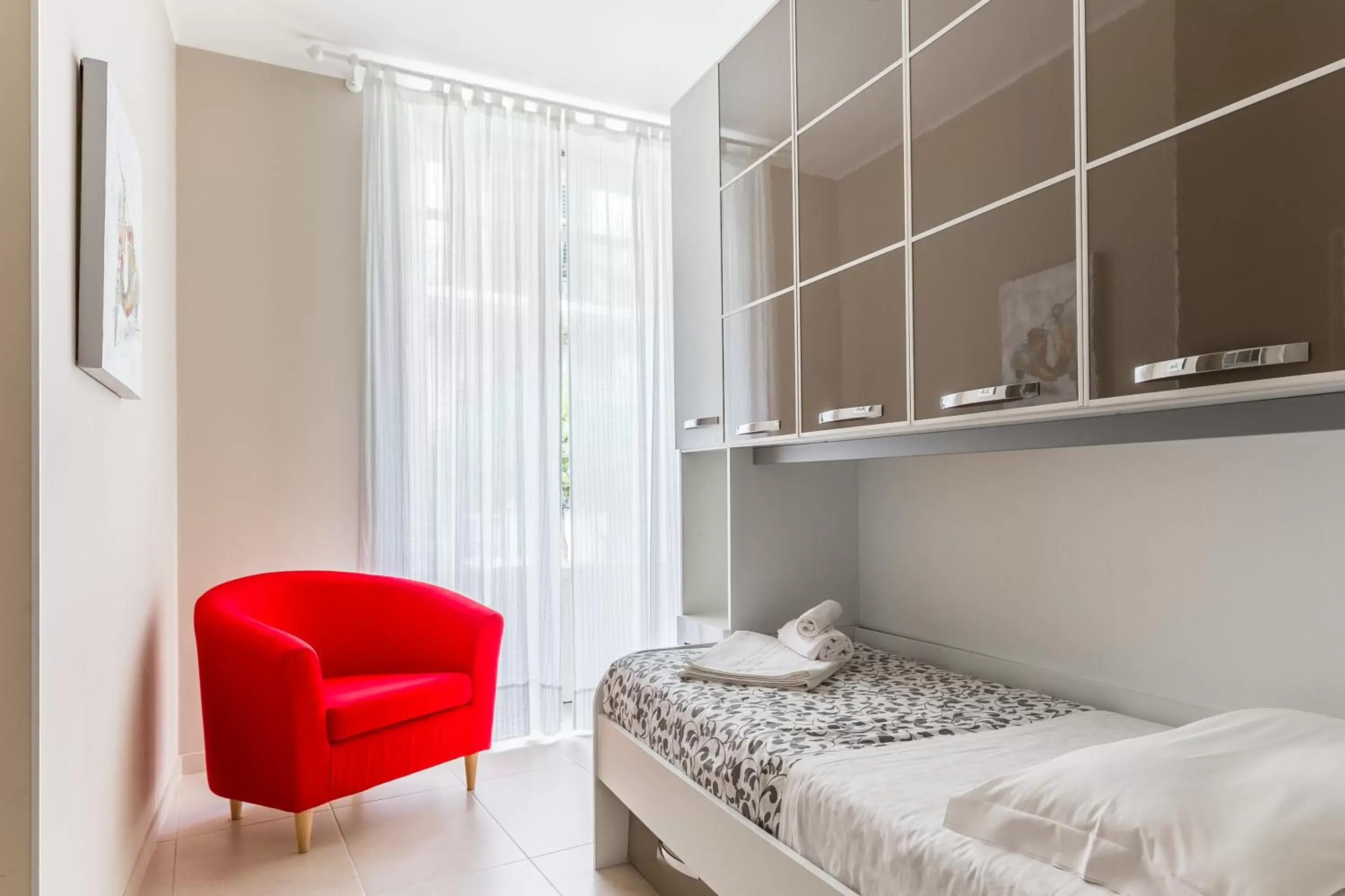 Bedroom, Bed in Modica for Family - Rooms and Apartments