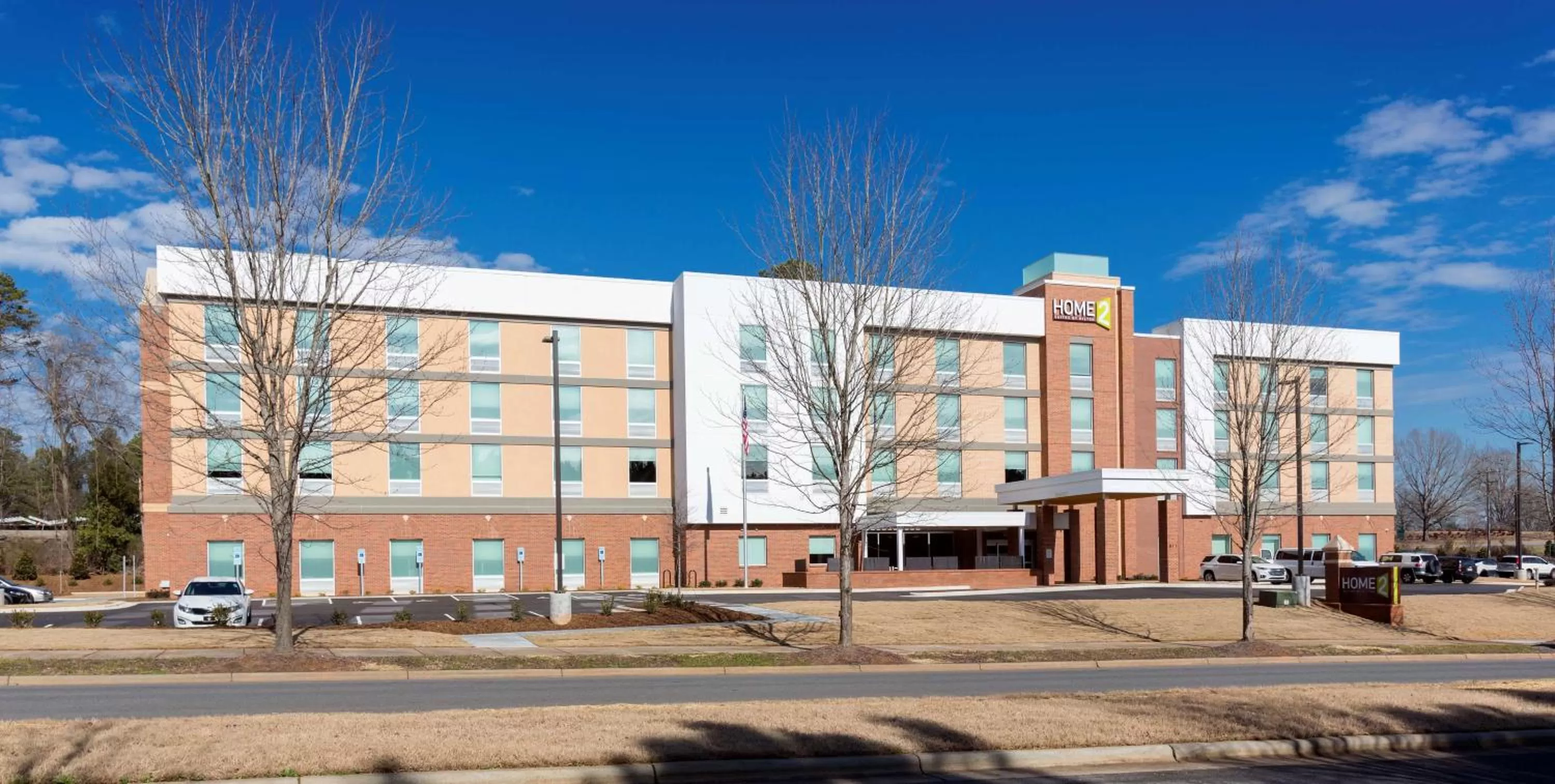 Property building in Home2 Suites By Hilton Charlotte Belmont, Nc